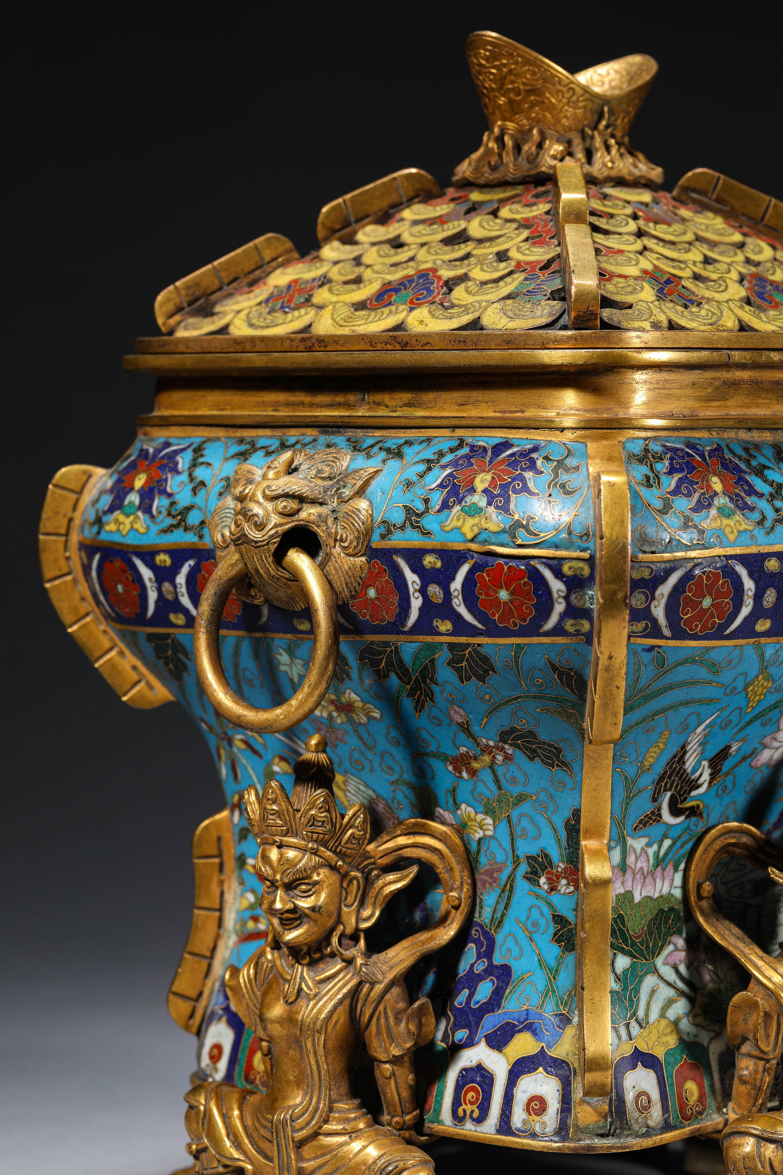 A Cloisonné Enamel Censer - 7