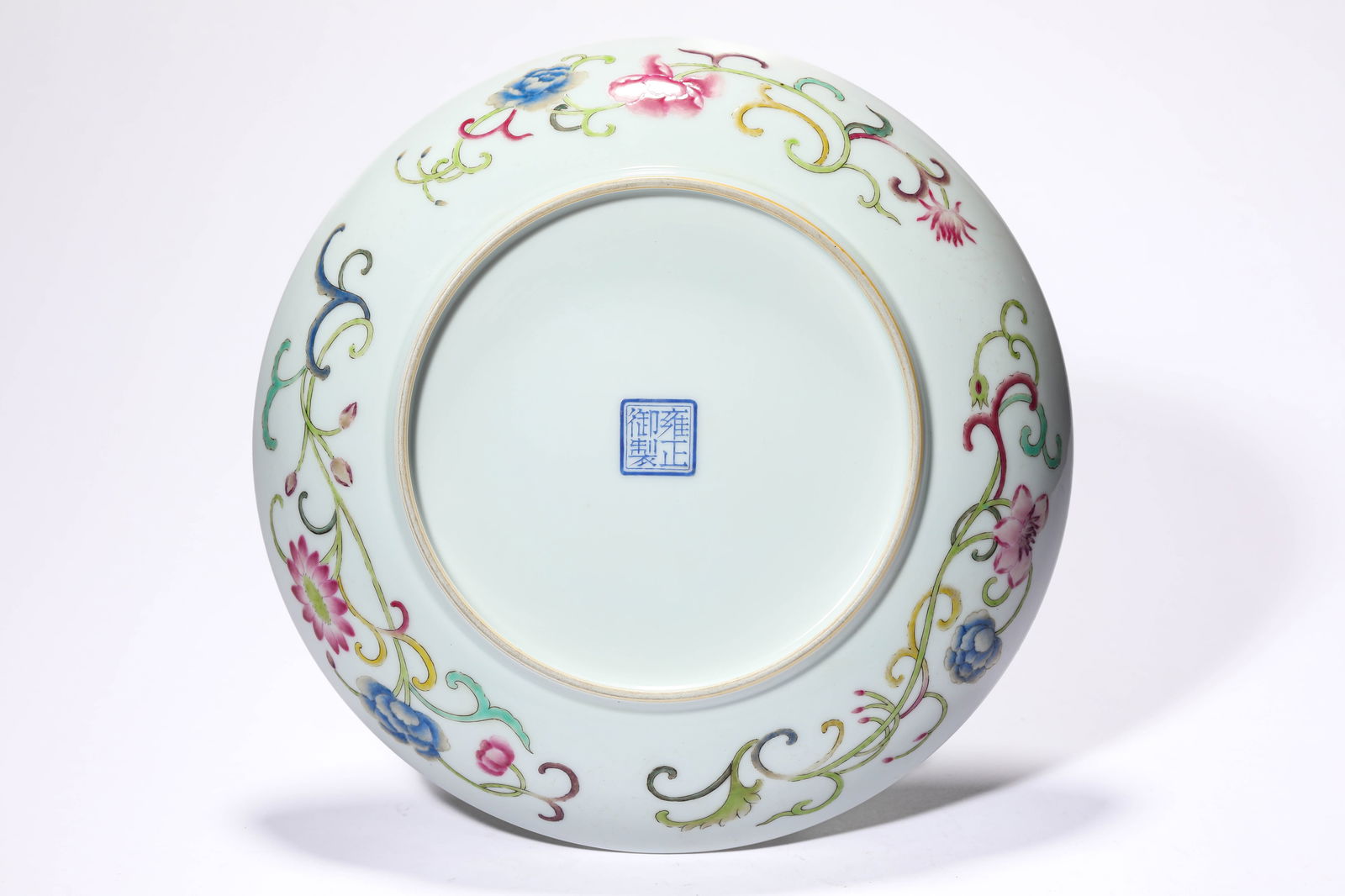 A Famille-Rose 'Landscape' Dish - 4