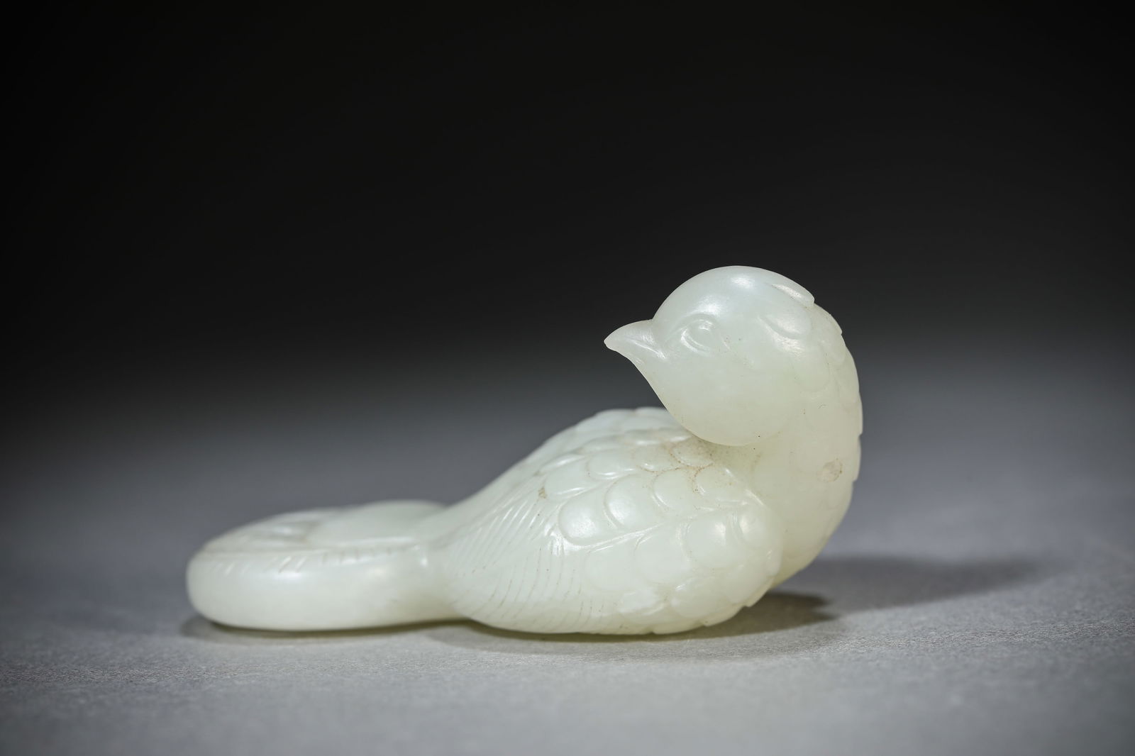 A Jade 'Phoenix' Ornament - 3