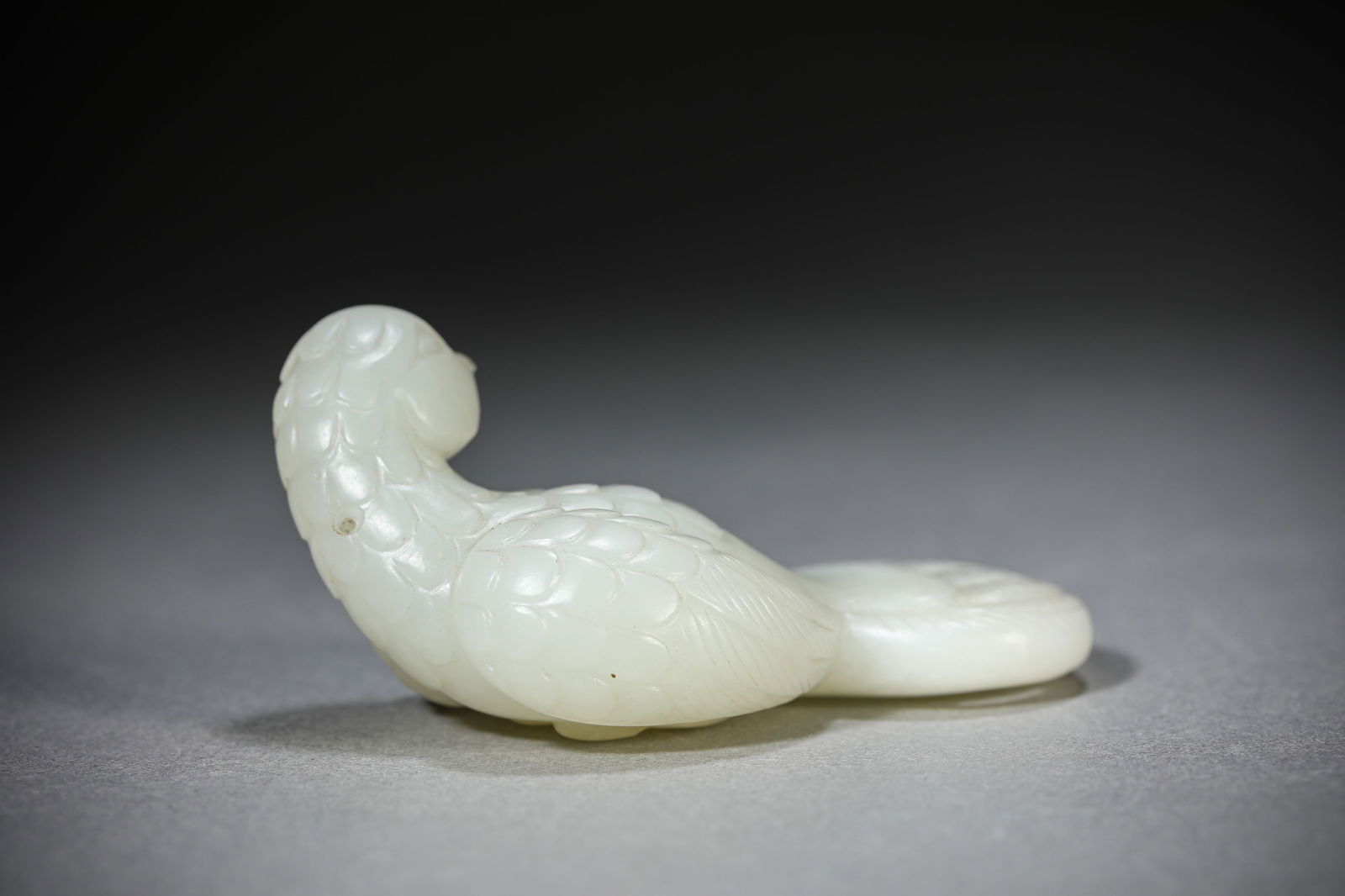 A Jade 'Phoenix' Ornament - 4