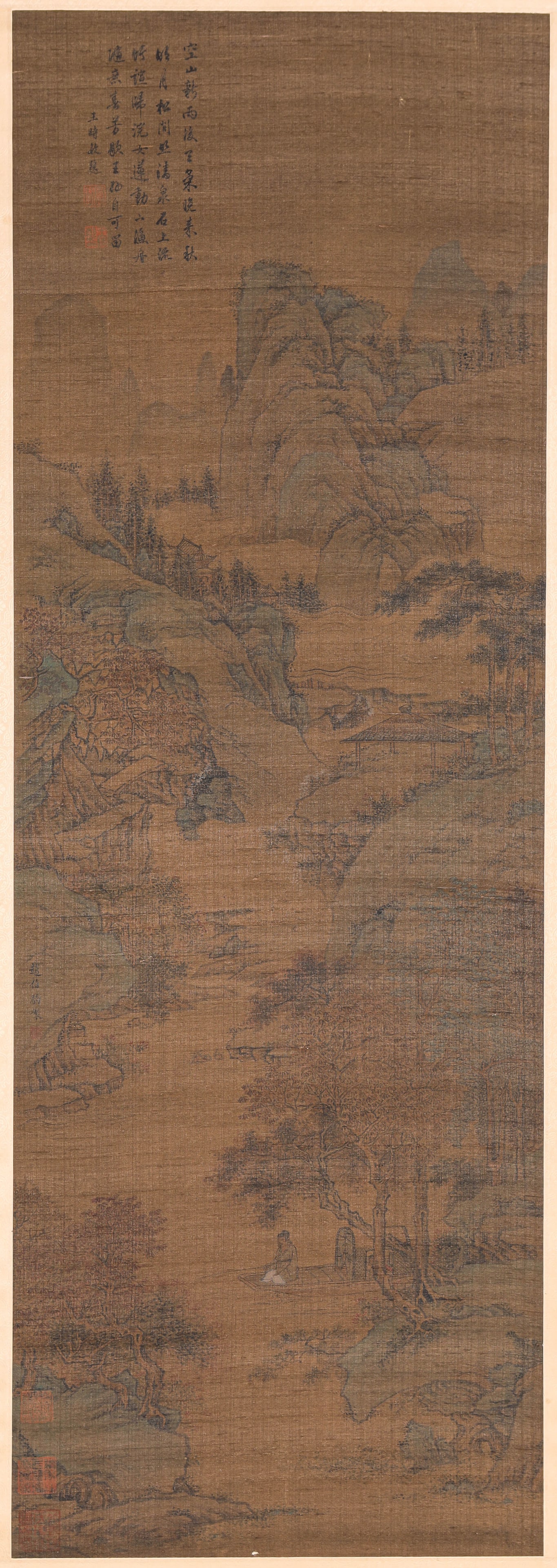 Zhao Boju (1120-1182), attributed to, Landscape: Zhao Boju (1120-1182), attributed to, Landscape (45 x 130 cm)