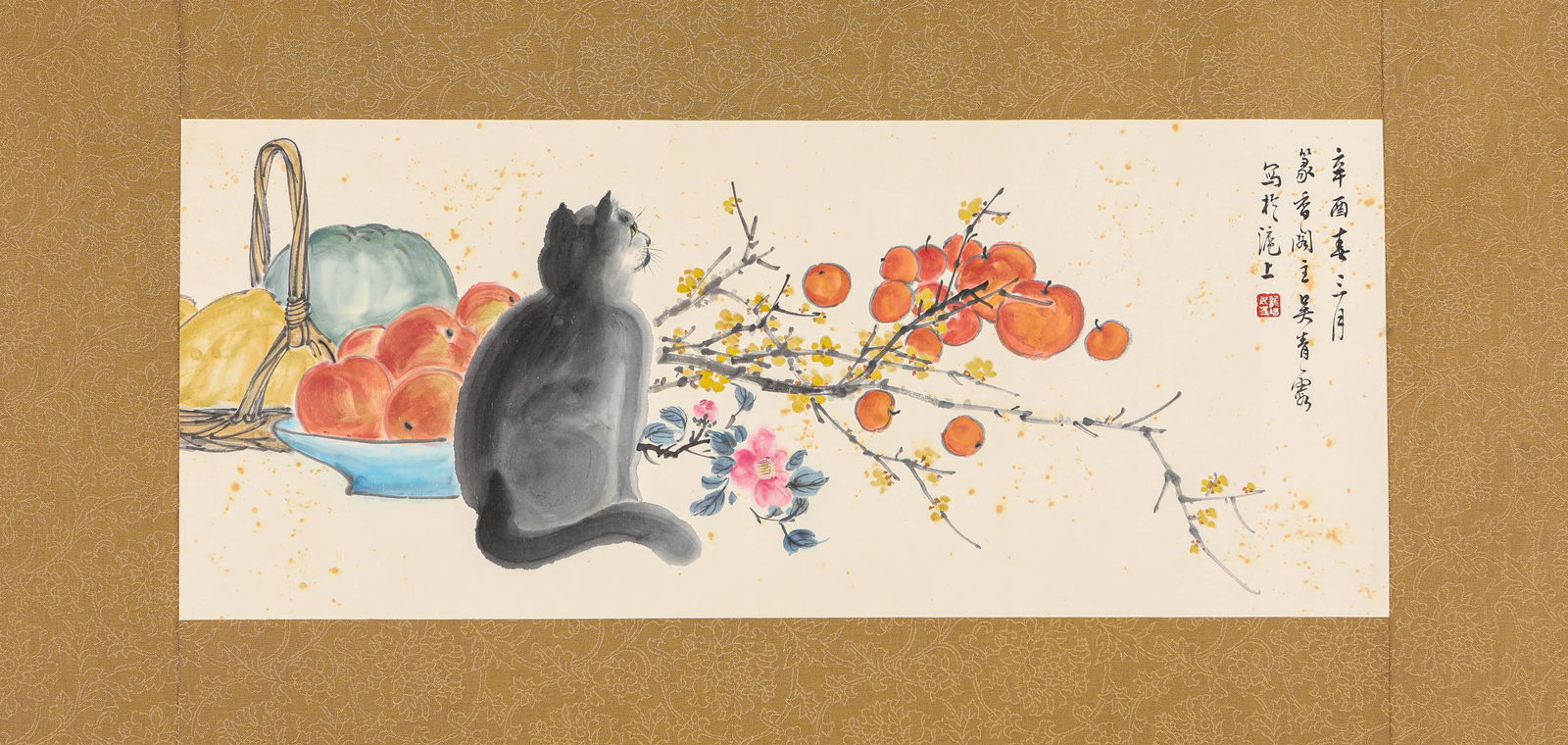 Wu Qingxia (1910-2008), attributed to, Cats at Play (1 of 3)