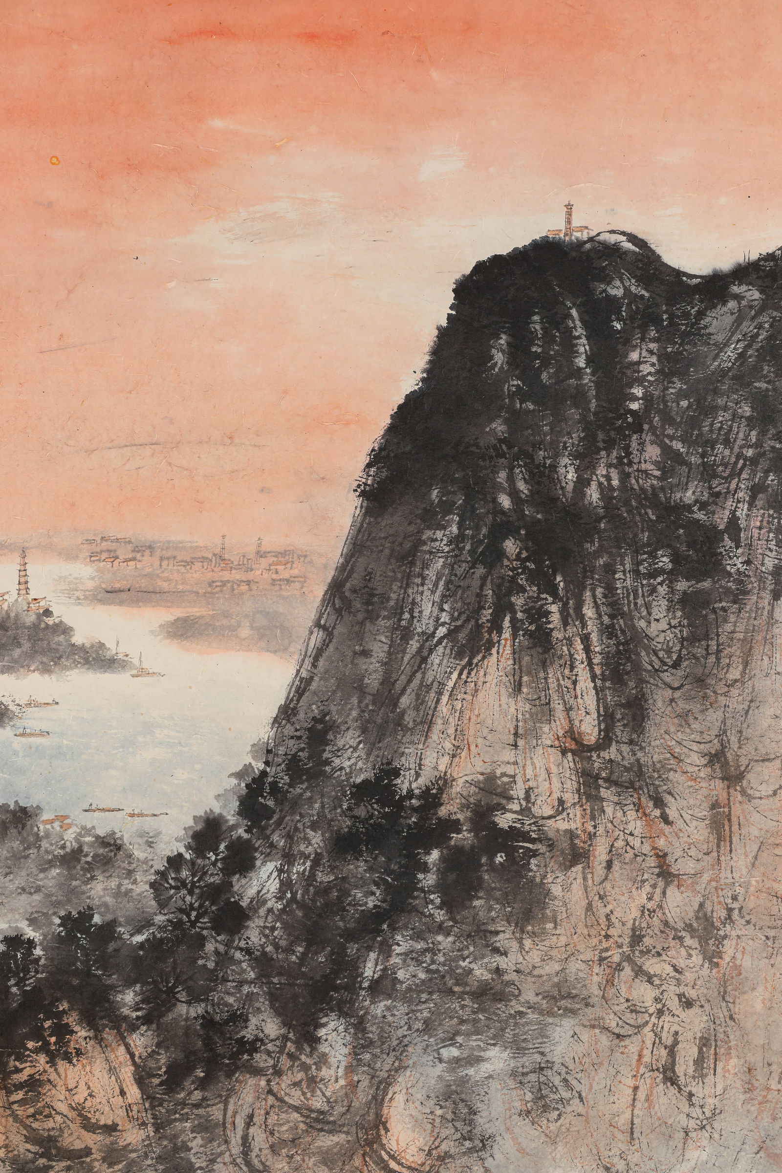 Fu Baoshi (1904-1965), attributed to, Landscape - 4