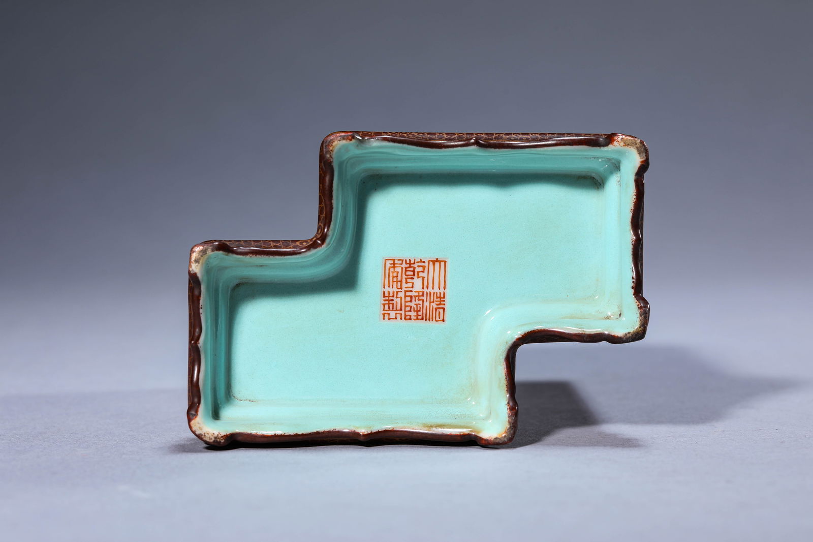 A Famille-Rose 'Double' Brush Pot - 7