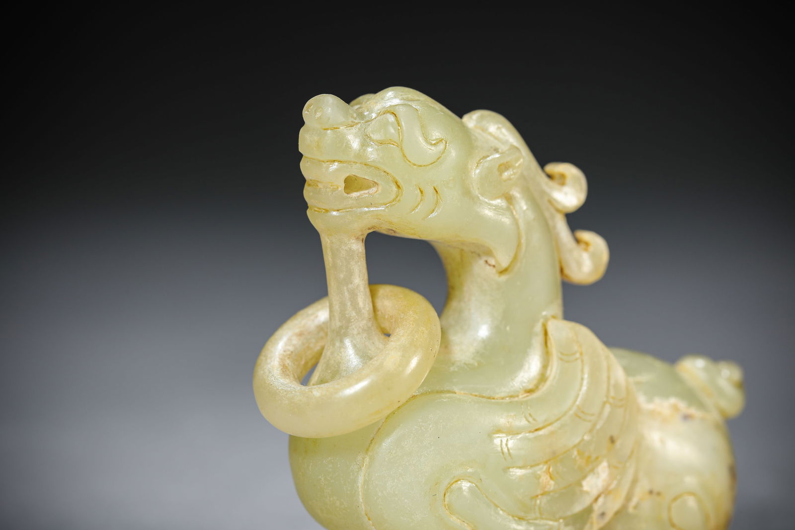 A Jade 'Auspicious Beast' - 2