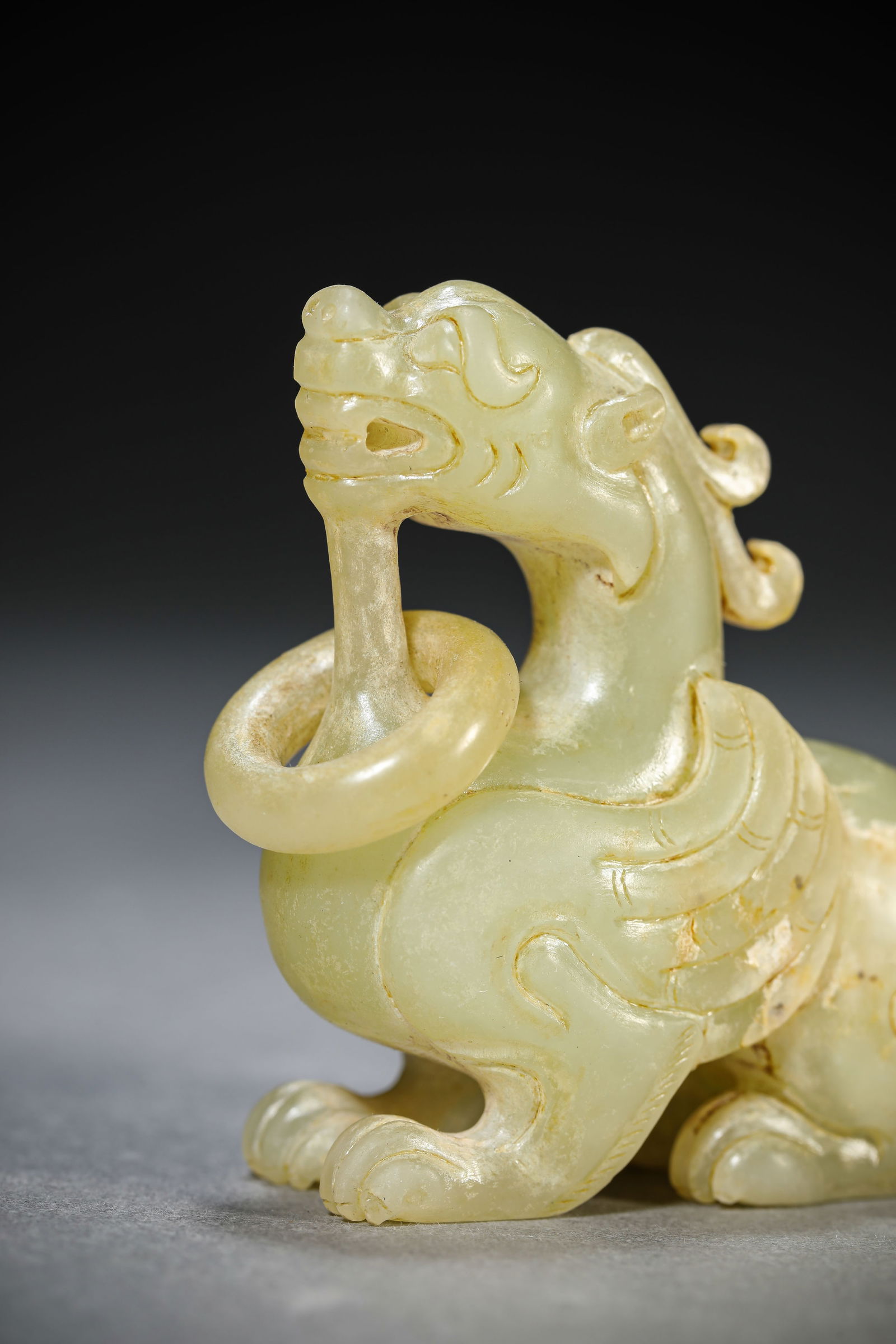 A Jade 'Auspicious Beast' - 3