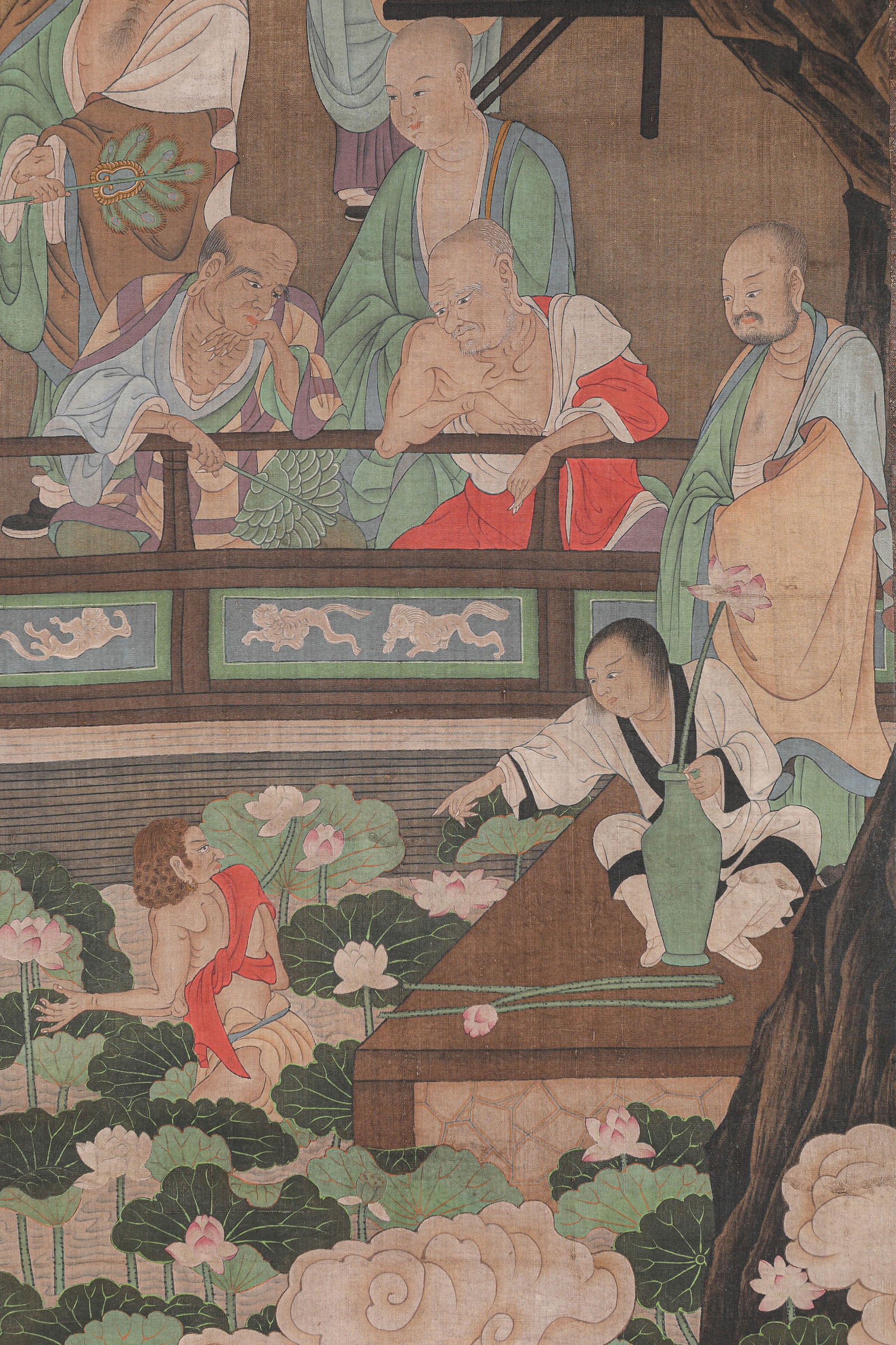 Anonymous, attributed to, Picking Lotus - 4