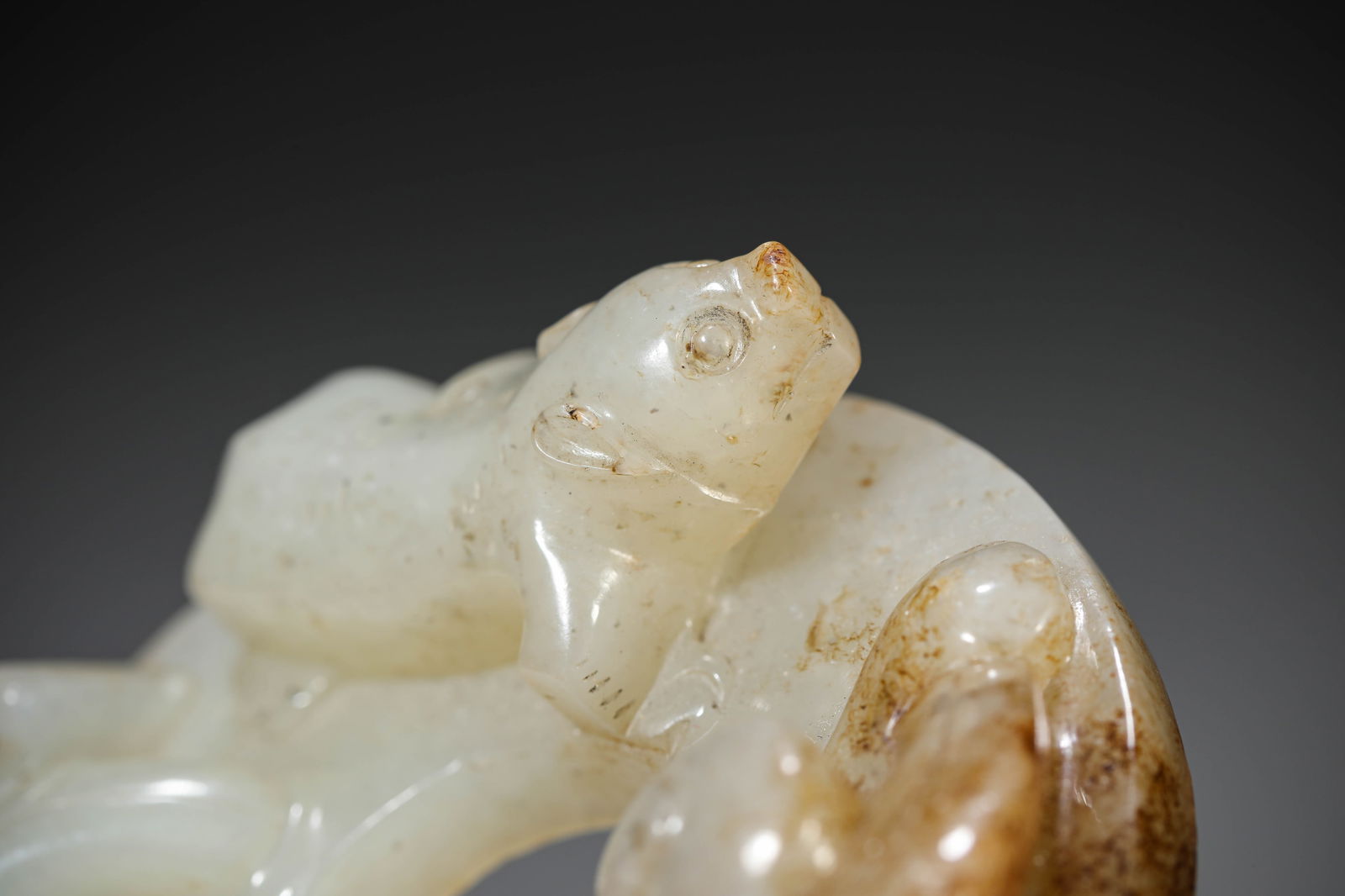 A Jade 'Chi-Dragon' Bi Disc - 4