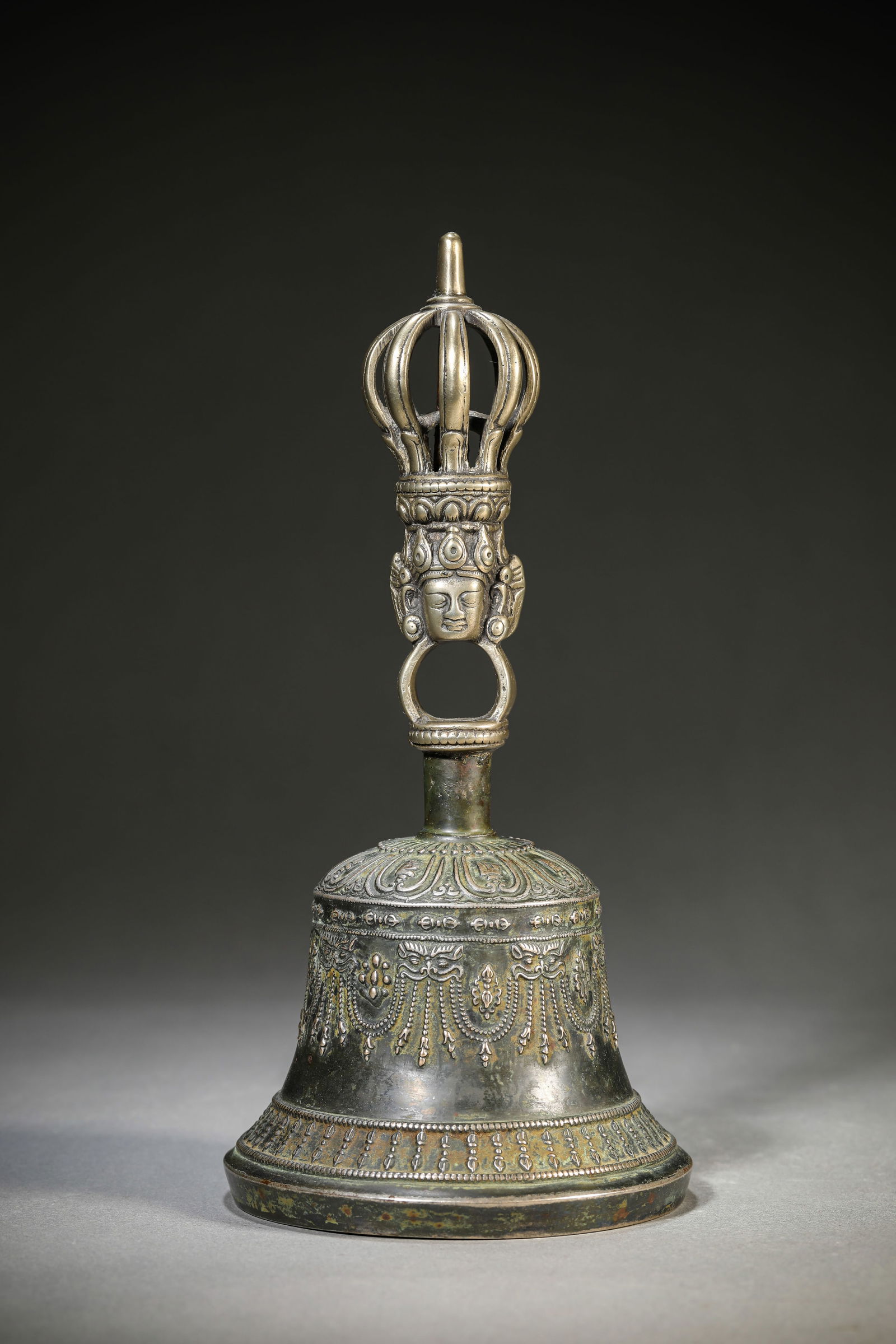 A Tibetan 'Court-Style' Vajra Bell (1 of 6)