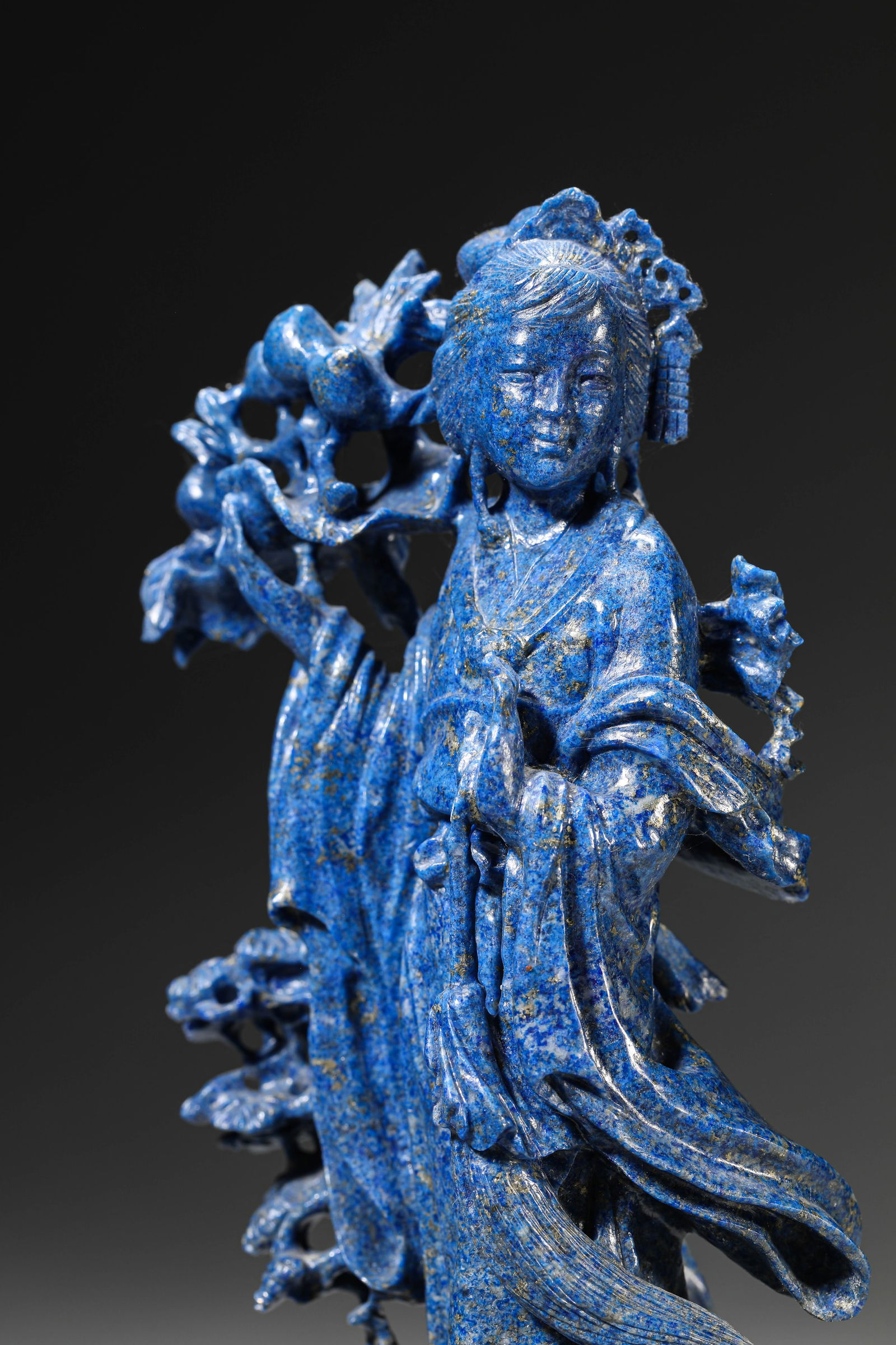 A Lapis Lazuli 'Magu Offering Longevity' - 2