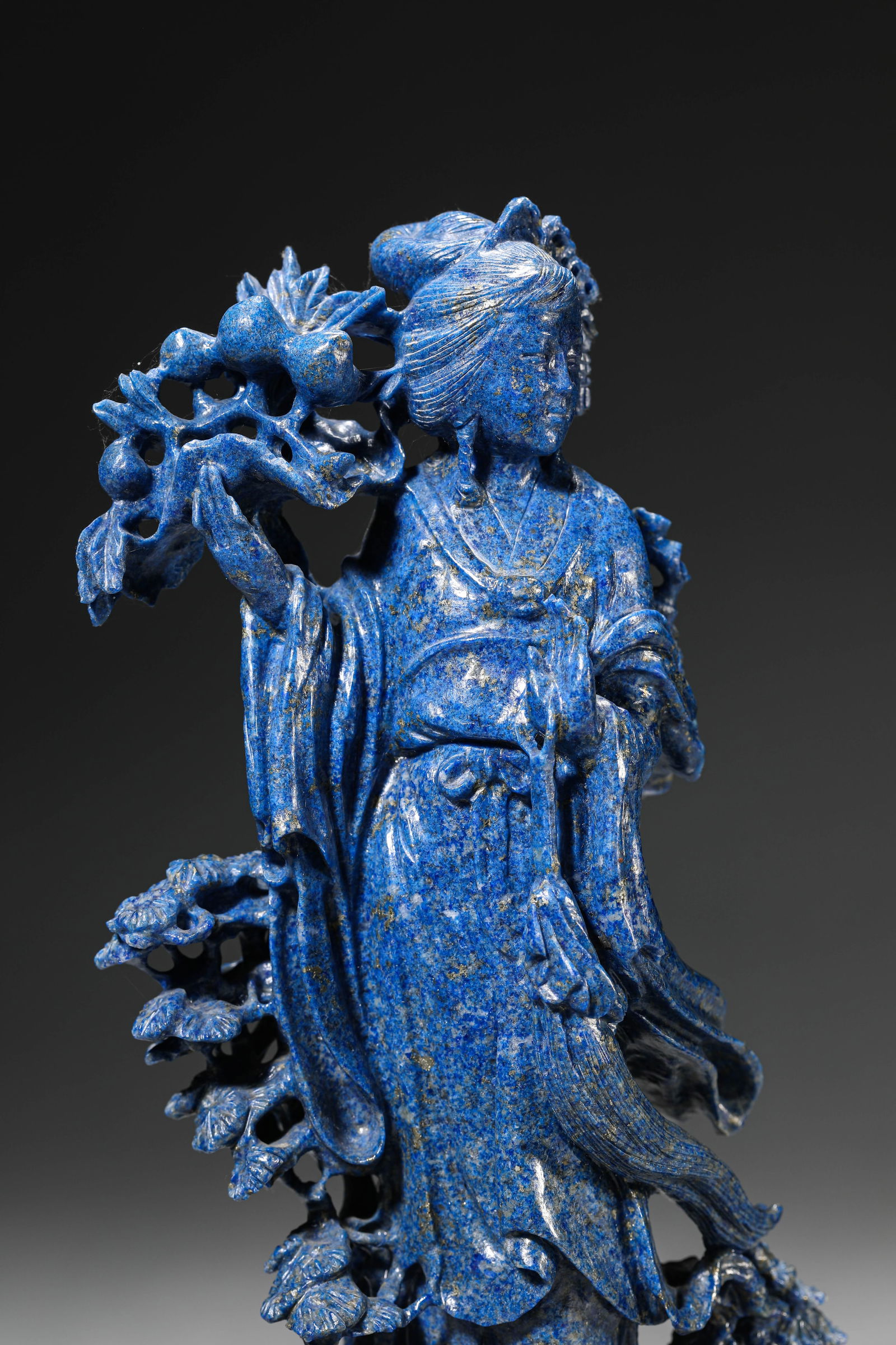 A Lapis Lazuli 'Magu Offering Longevity' - 4