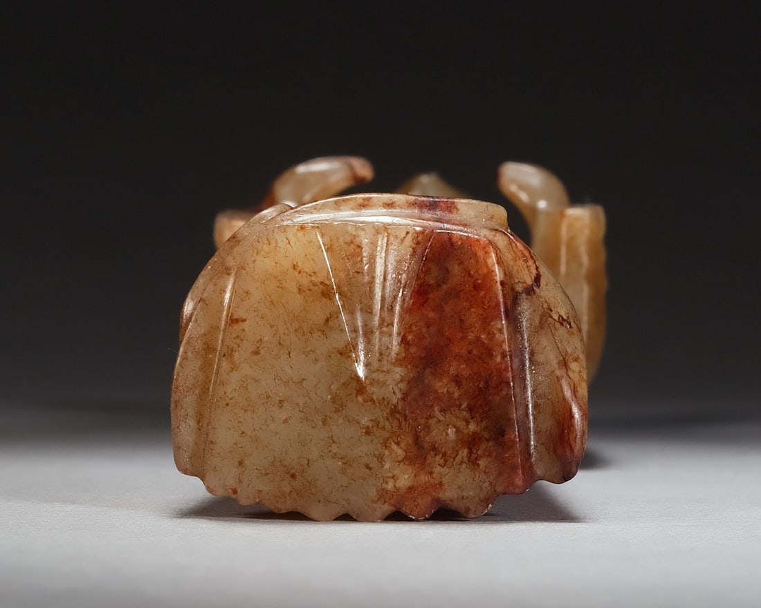 Jade Carved Character Shape Ornament - 5