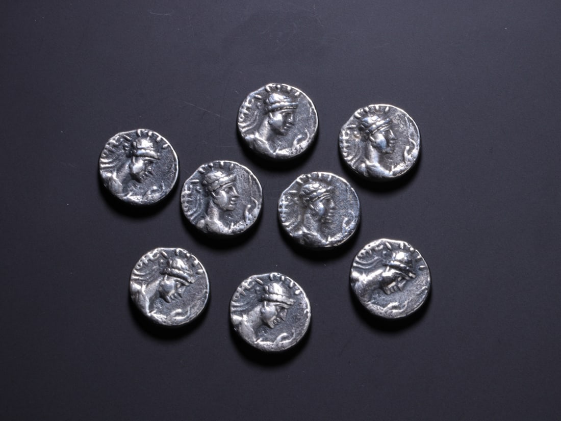Group of Eight Silver Coin: Group of Eight Silver Coin (2cm)