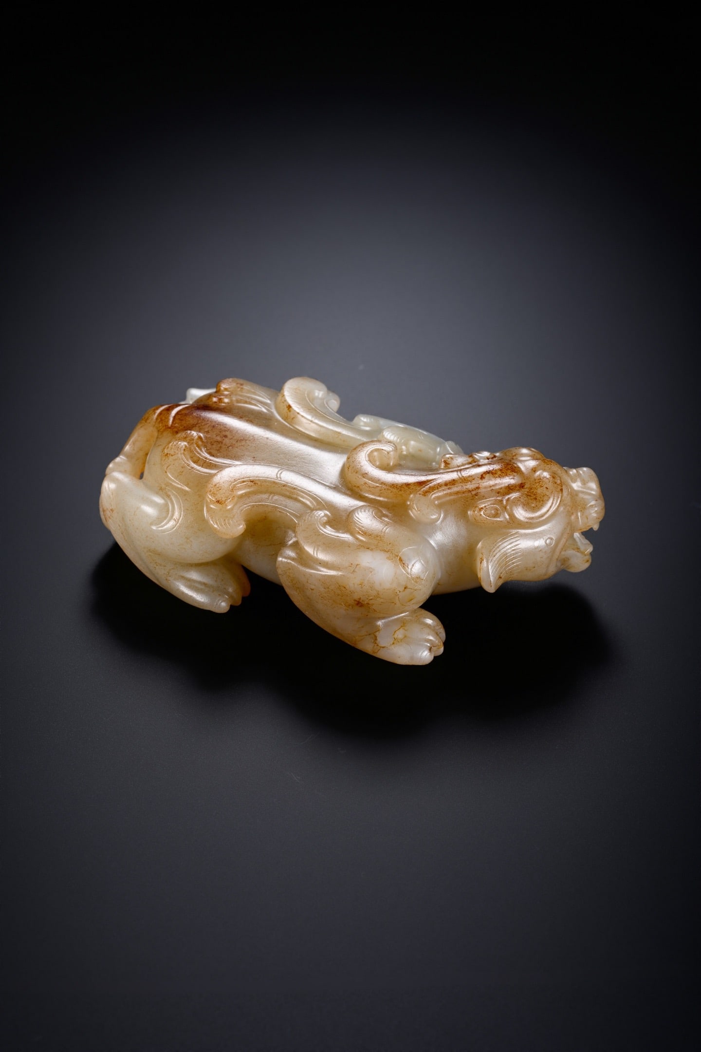 Jade Carved Beast Shape Ornament - 11