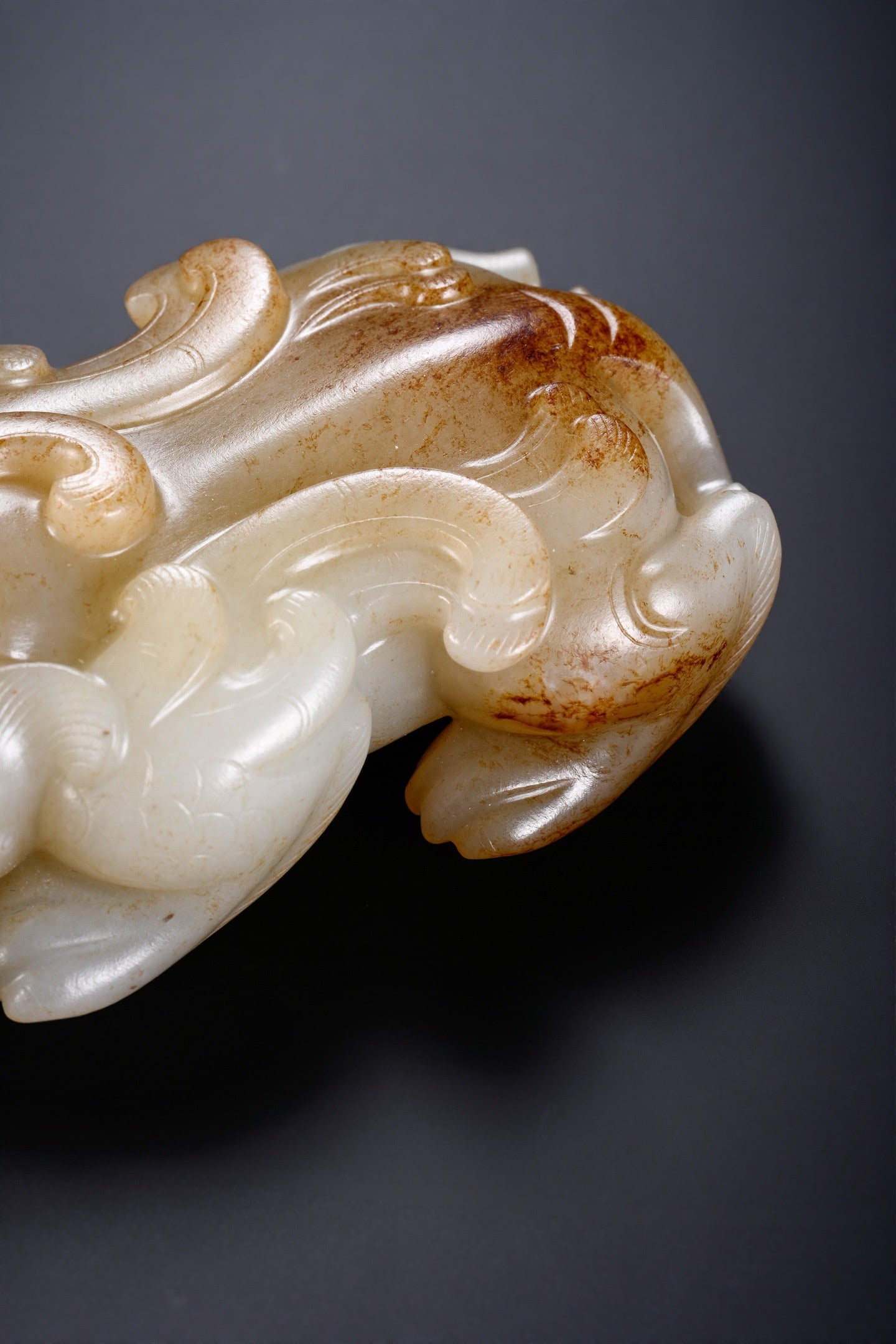 Jade Carved Beast Shape Ornament - 7