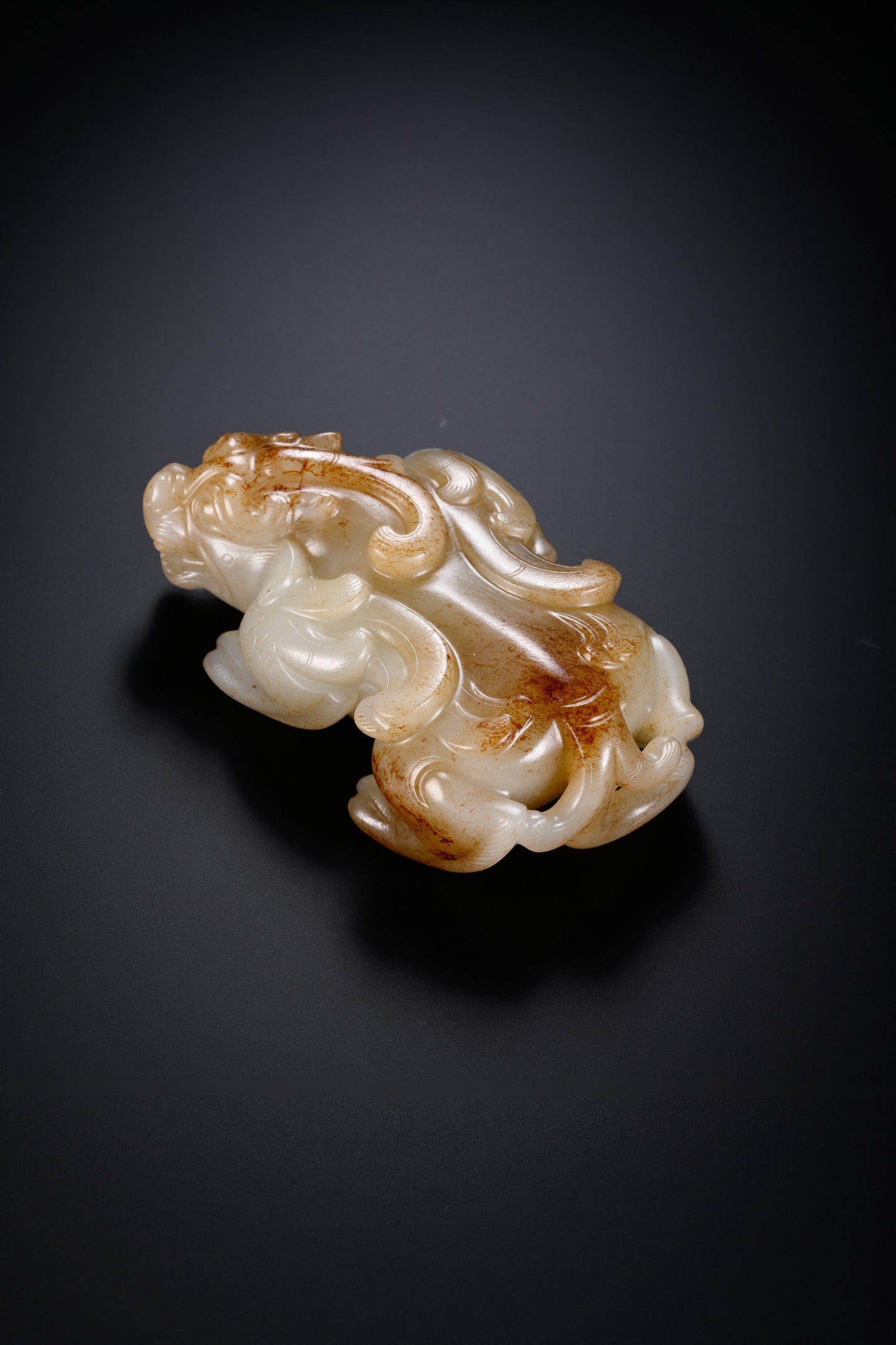 Jade Carved Beast Shape Ornament - 9