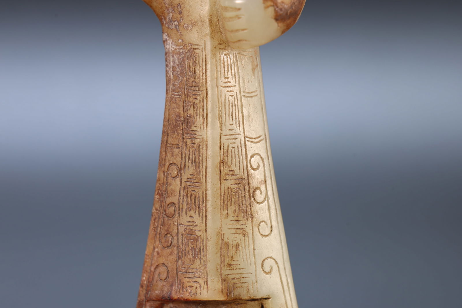 Jade Carved Character Shape Ornament - 3