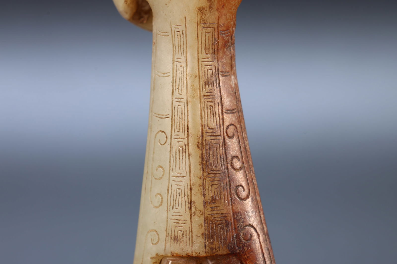 Jade Carved Character Shape Ornament - 7