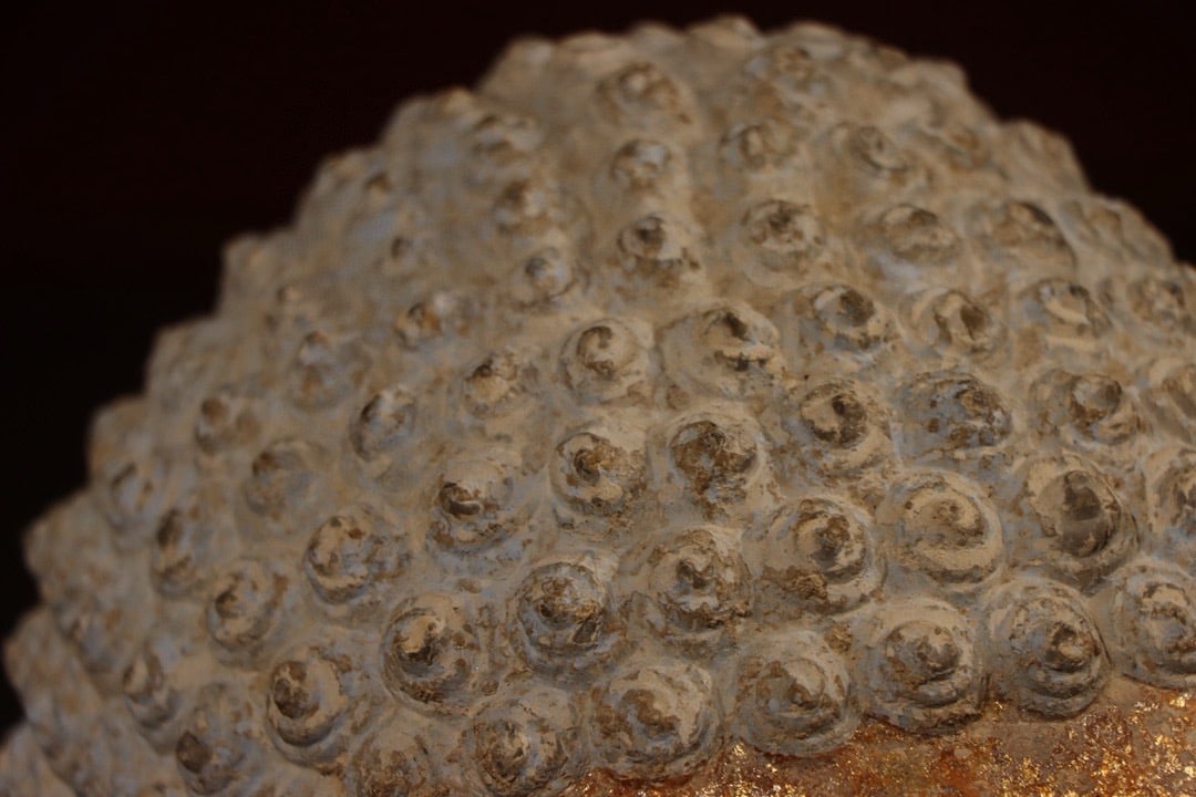 Grey Stone Buddha Head Figure - 3