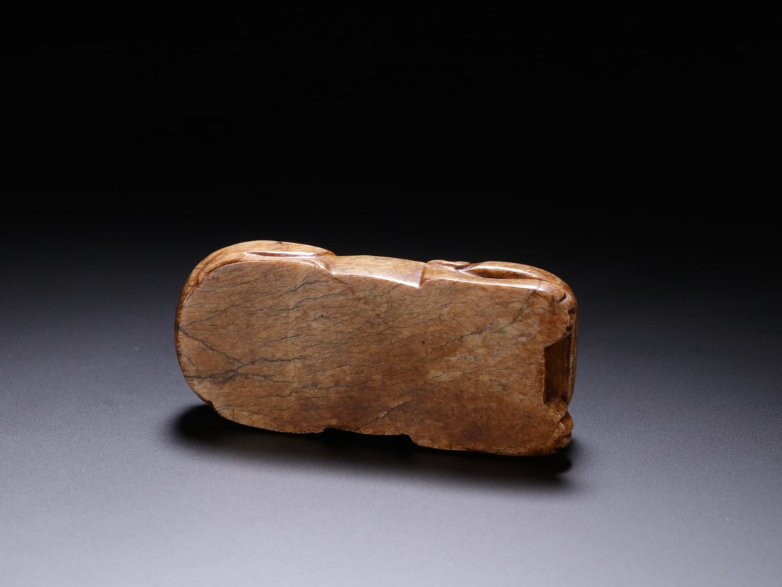 Jade Carved Tiger Shape Ornament - 7