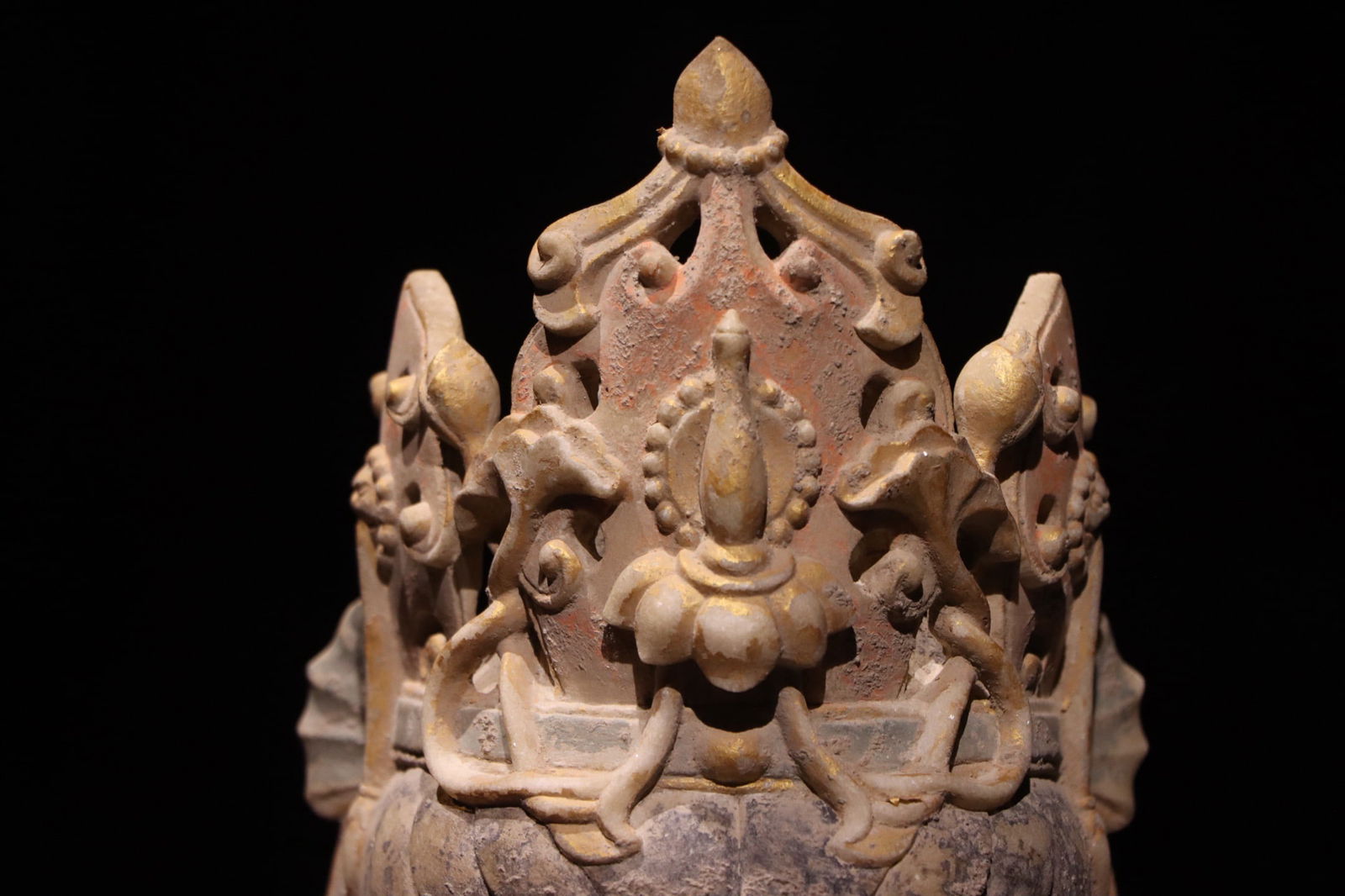 Stone GuanYin Head Figure - 7