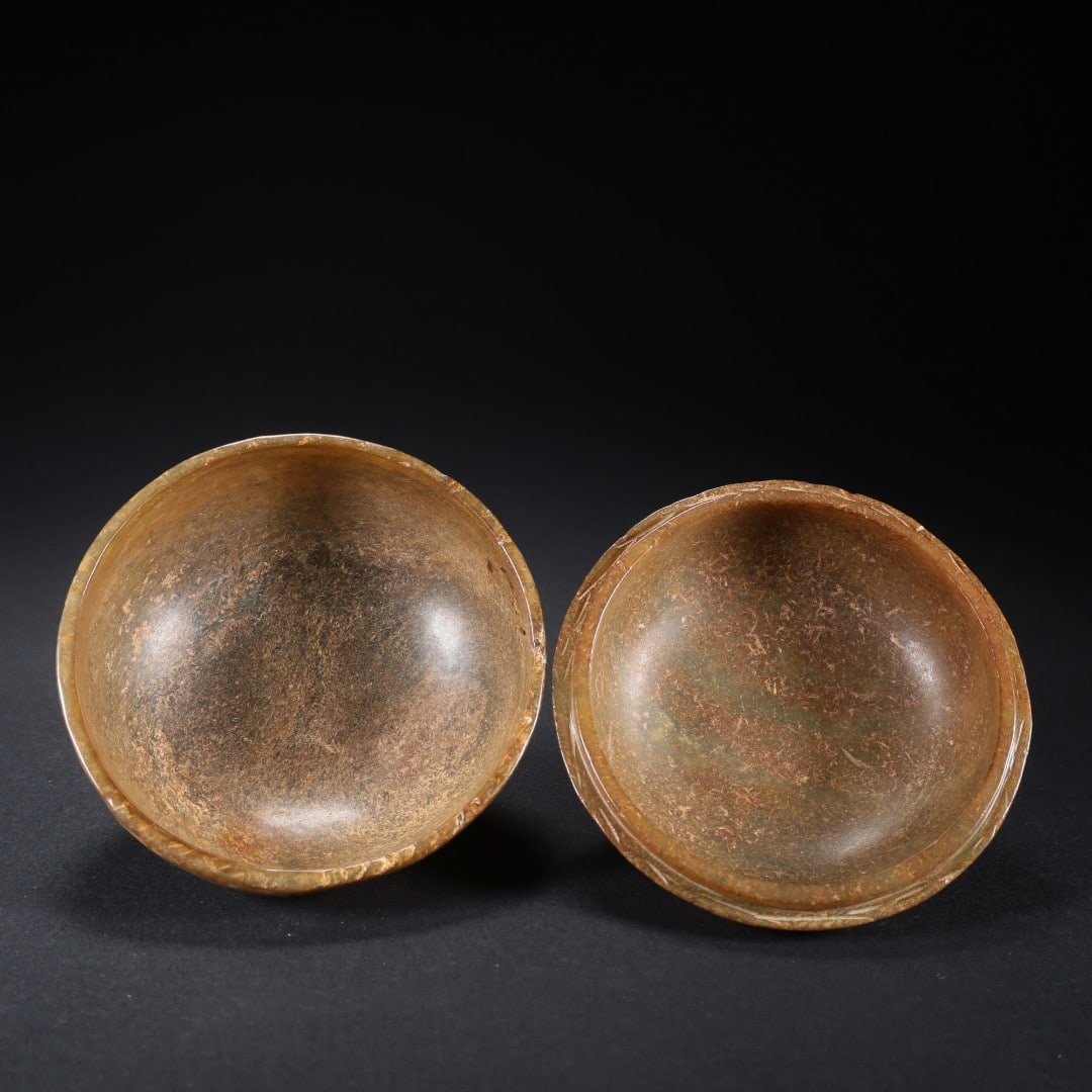 Jade Carved Cloud Pattern Lid Pot - 9