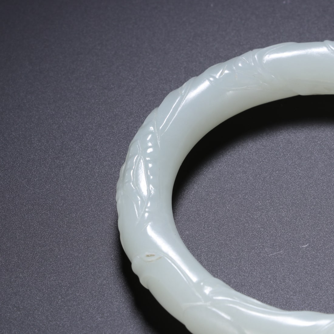 Jade Carved Dragon Pattern Bangle - 3