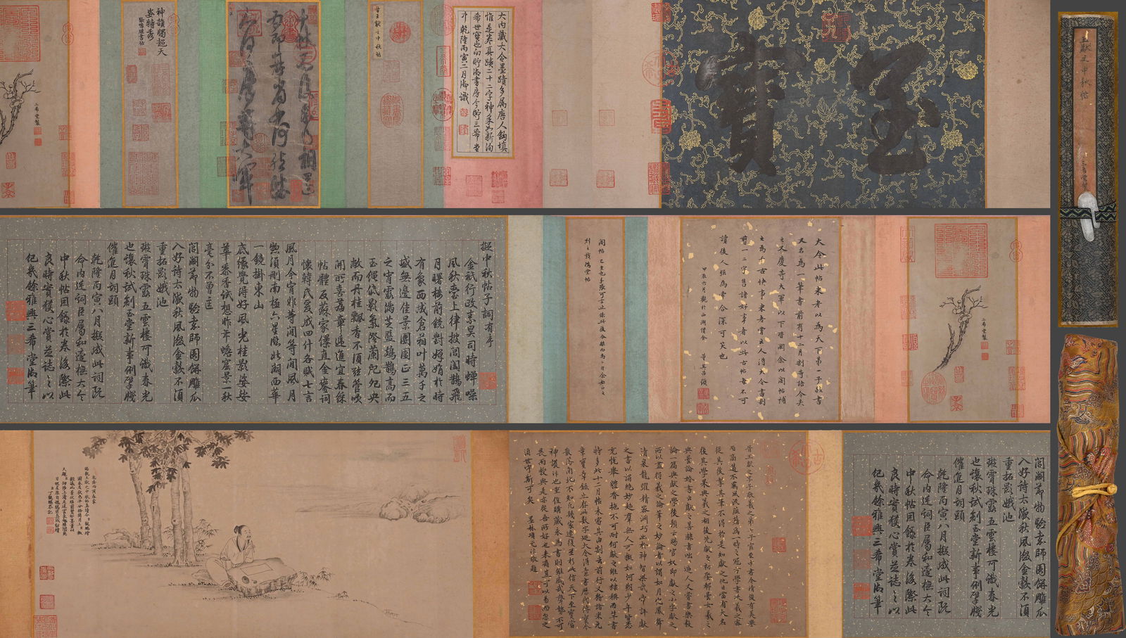 Chinese Writing Calligraphy Hand Scroll,Wang Xianzhi Mark: Chinese Writing Calligraphy Hand Scroll,Wang Xianzhi Mark (31 x 350cm)