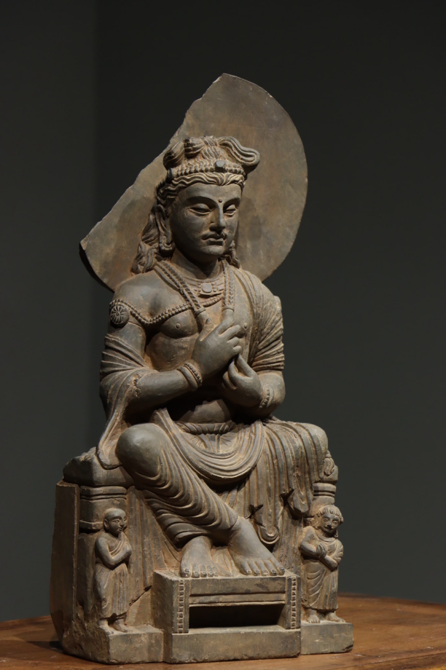 Stone Gandhara Figure: Stone Gandhara Figure (51cm)