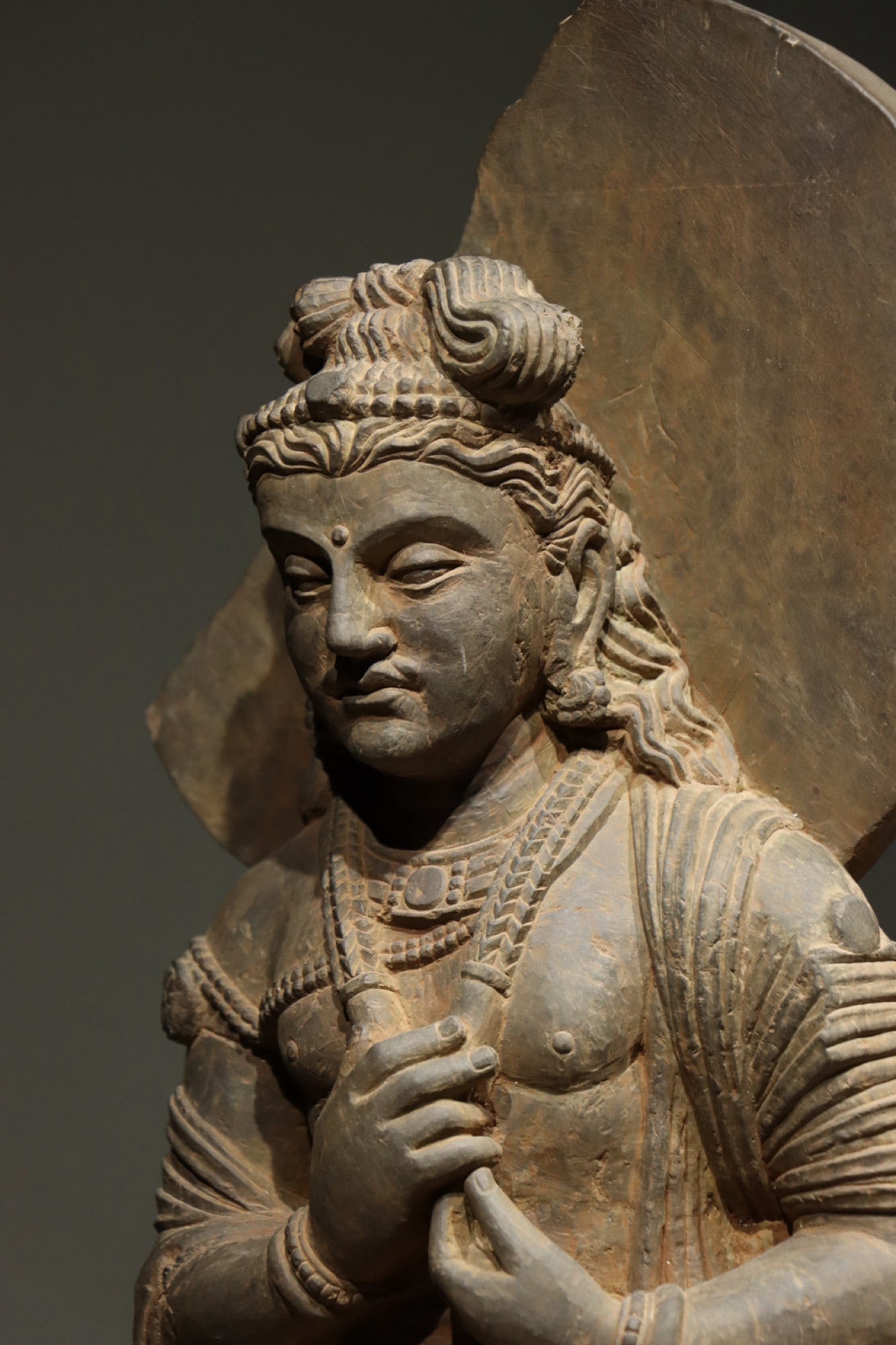 Stone Gandhara Figure - 9