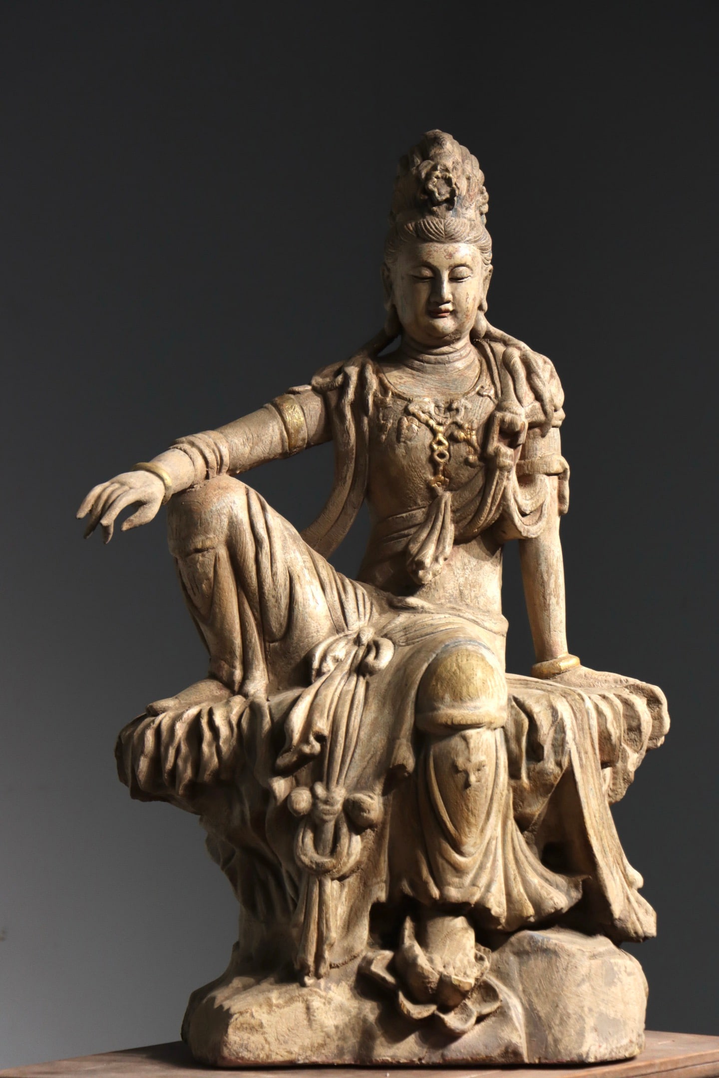 Wood Avalokitesvara Figure - 2
