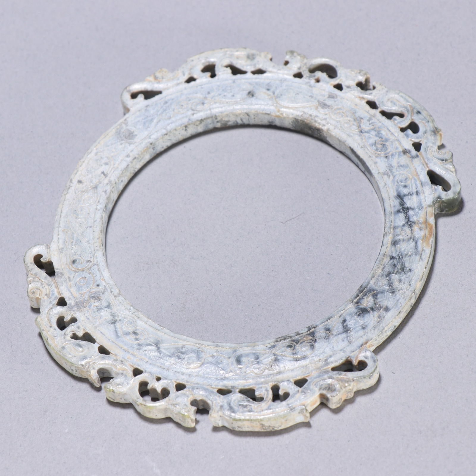 Jade Carved Dragon Pattern Yuan - 6