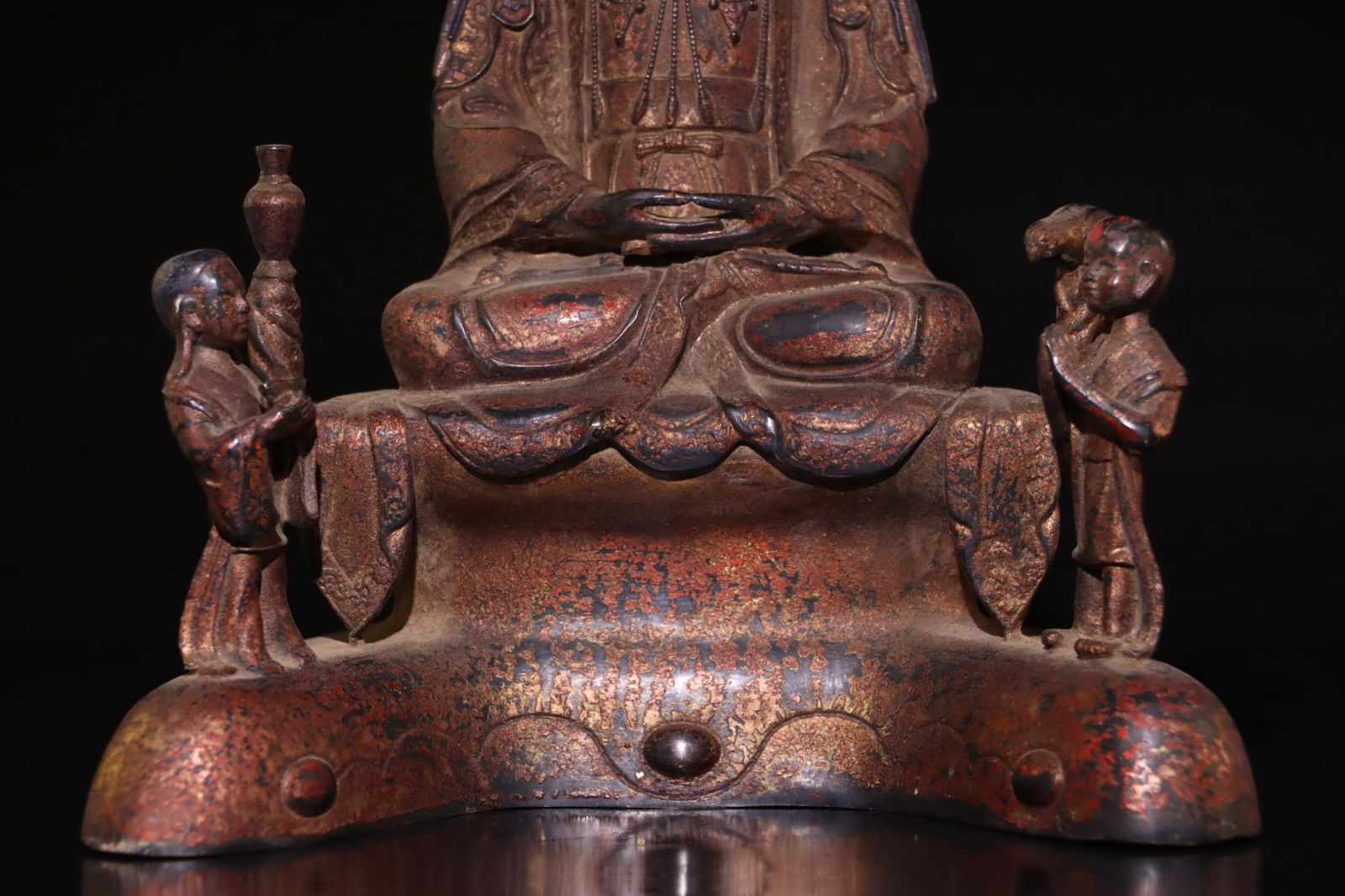 Bronze GuanYin Figure - 5