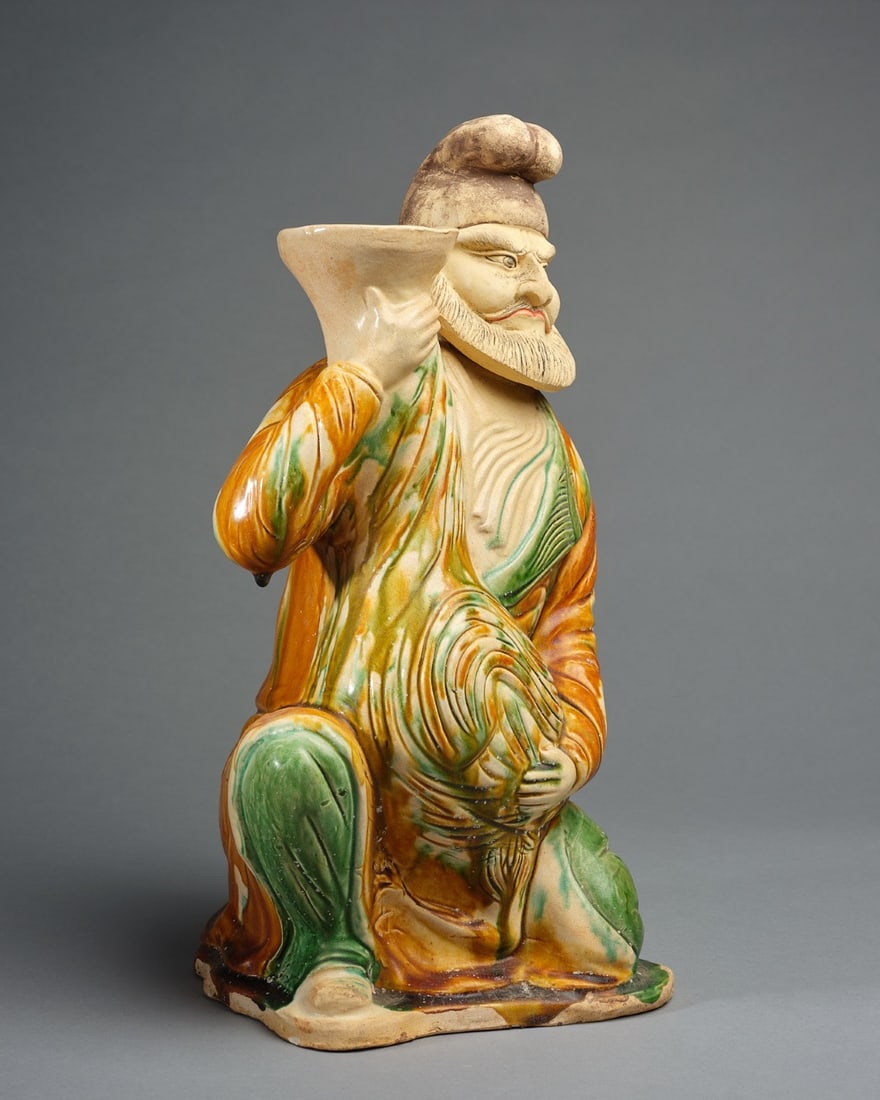 Sancai Pottery Character Figure - 2