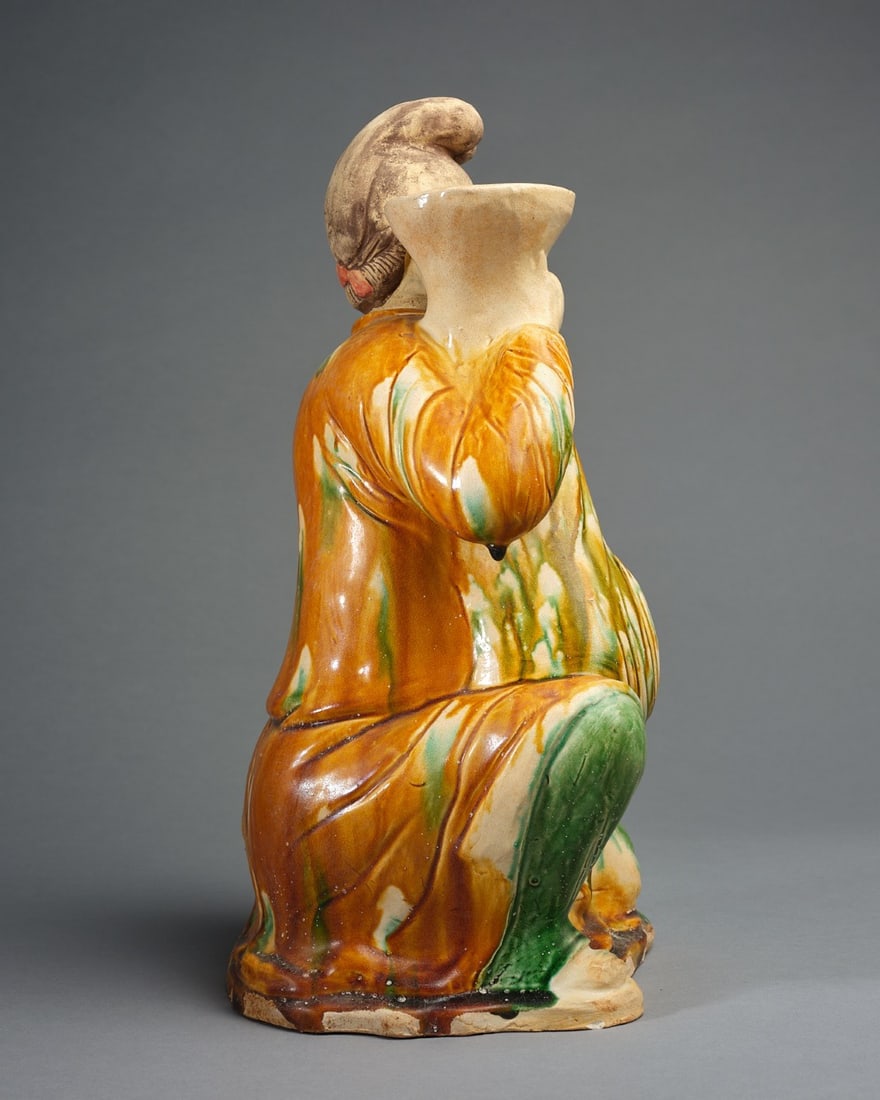 Sancai Pottery Character Figure - 3