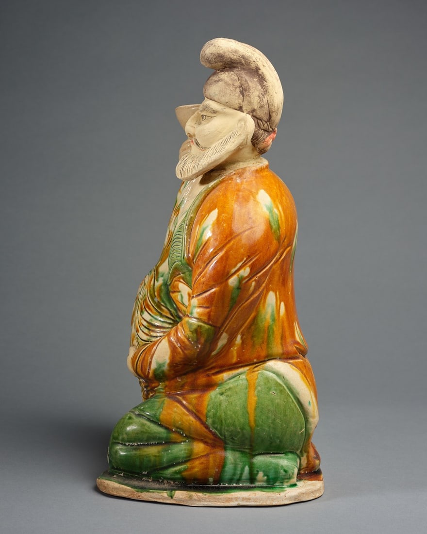 Sancai Pottery Character Figure - 4