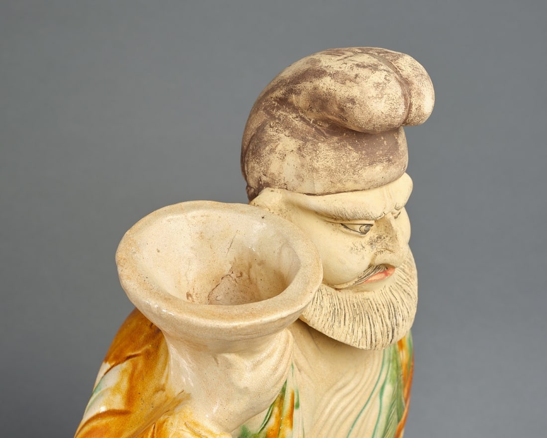 Sancai Pottery Character Figure - 6