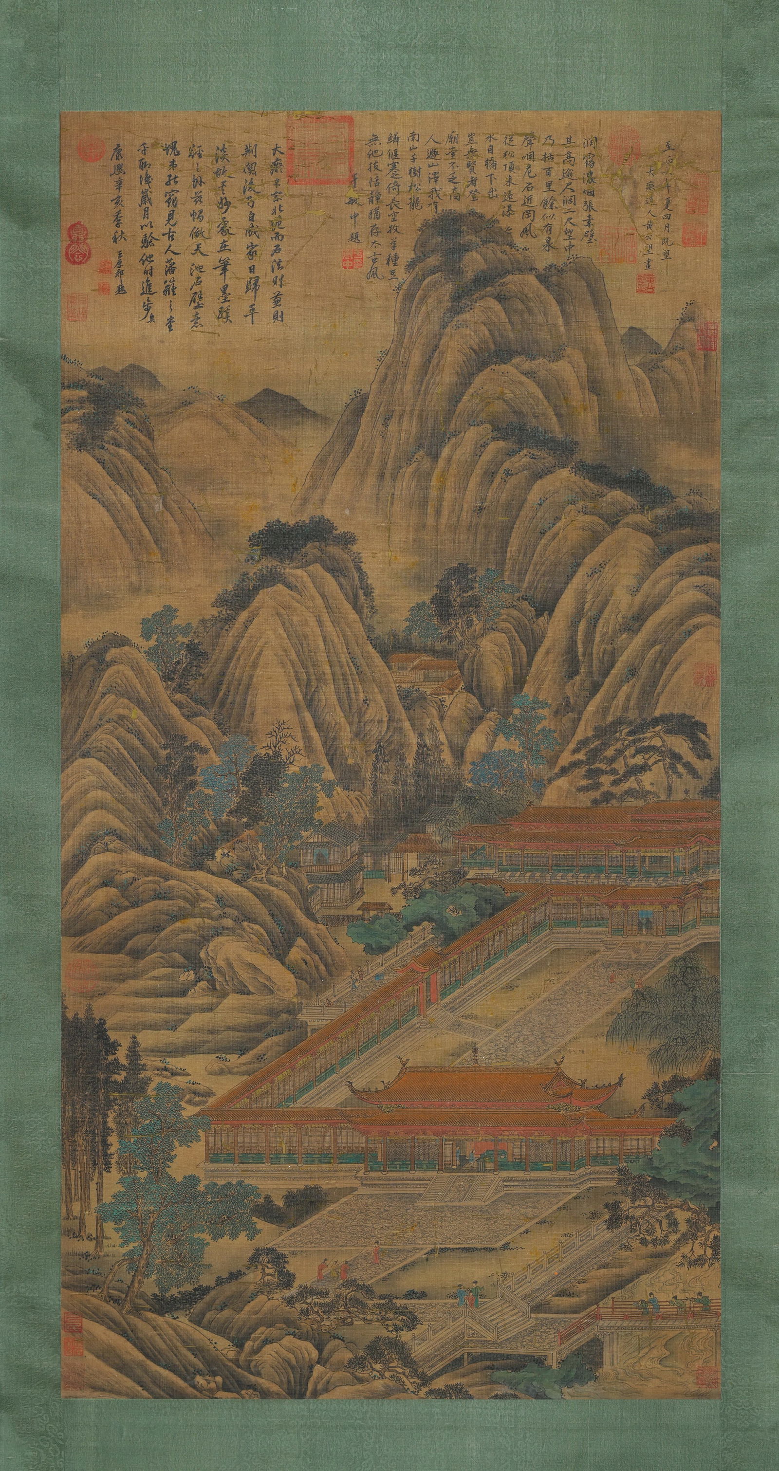 Chinese Drawing Landscape Painting,Huang Gongwang Mark: Chinese Drawing Landscape Painting,Huang Gongwang Mark (122 x 68cm)