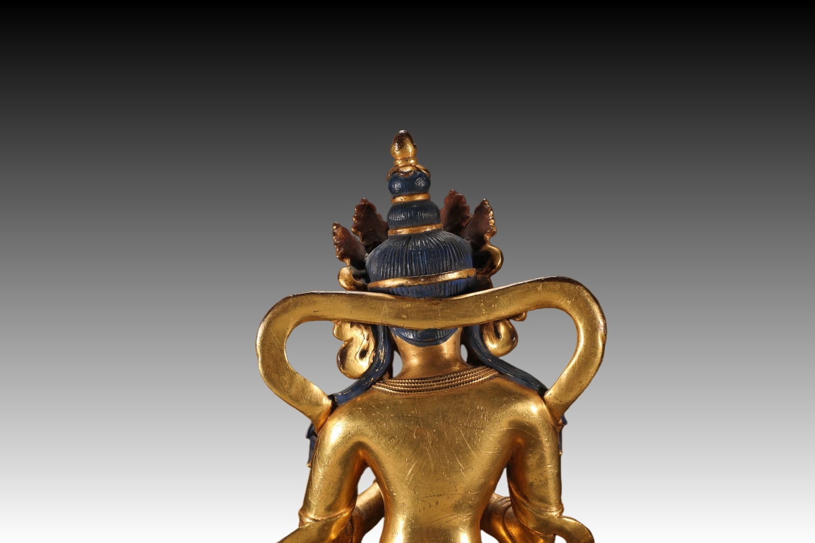 Gilt Bronze GuanYin Figure - 9