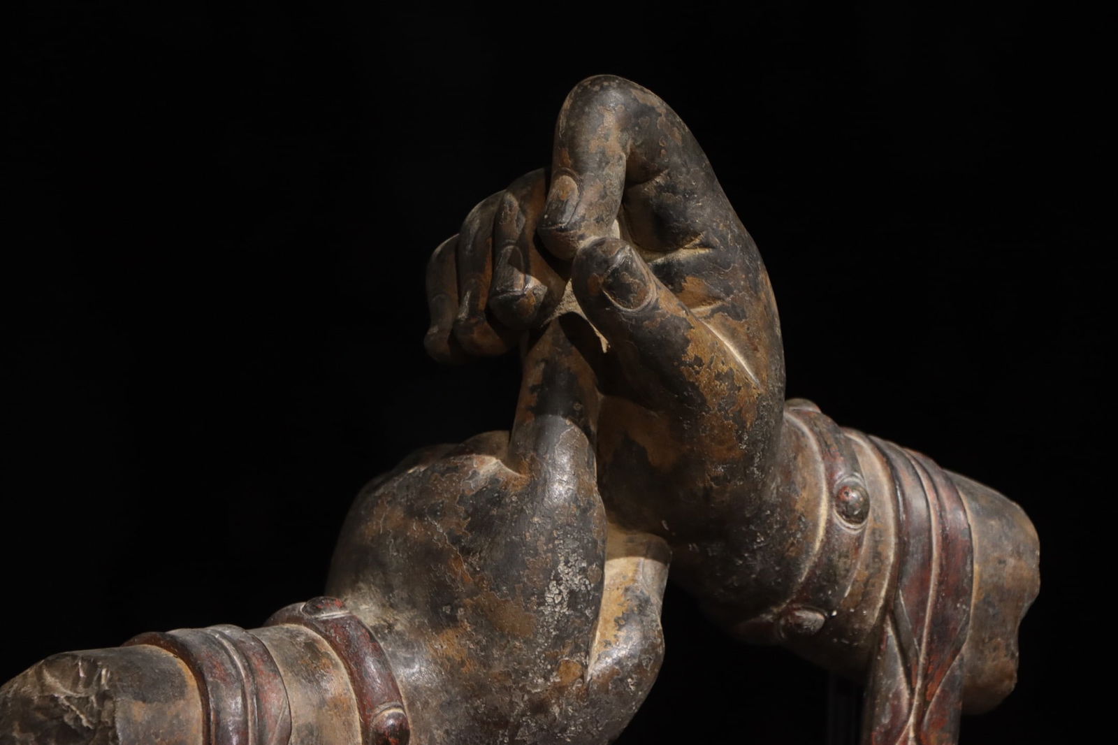 Stone Buddha Hand Figure - 4