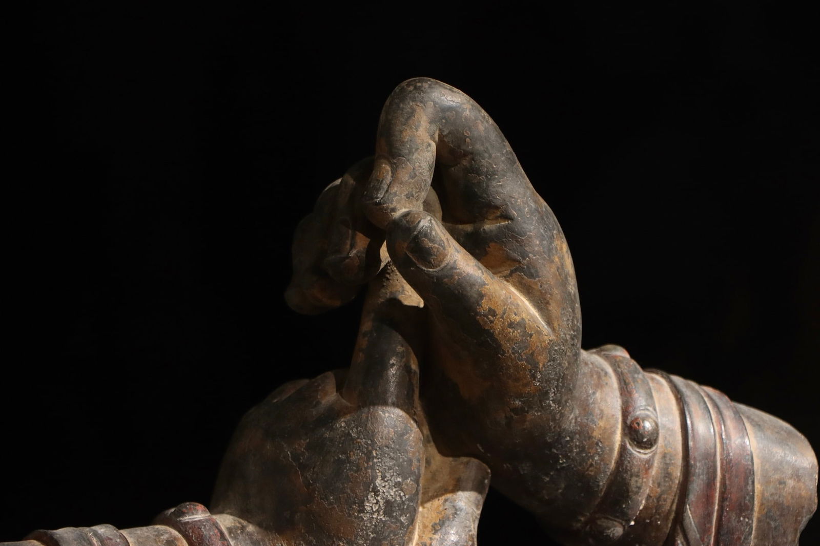 Stone Buddha Hand Figure - 5