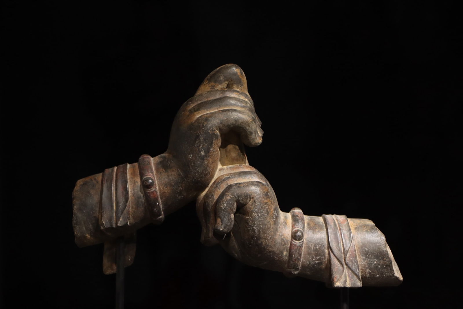 Stone Buddha Hand Figure - 6