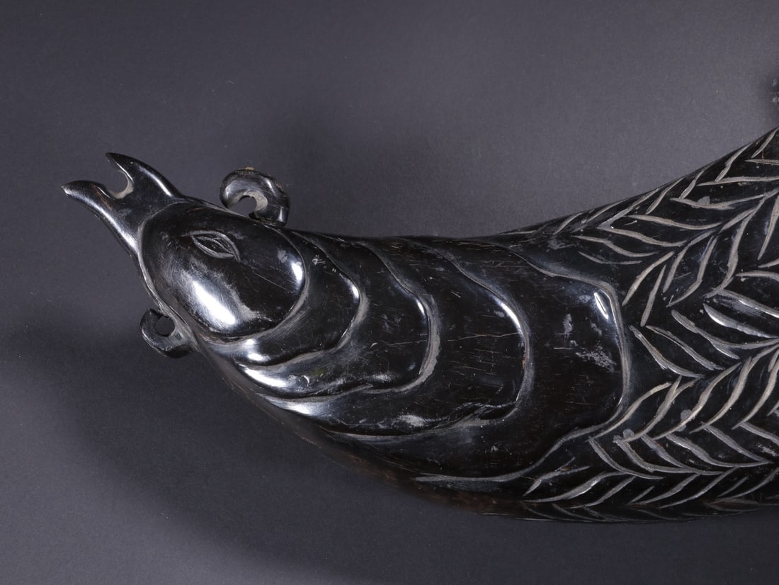 Silver Inlaid Gem Stone Carved Flower Pattern Dagger - 8