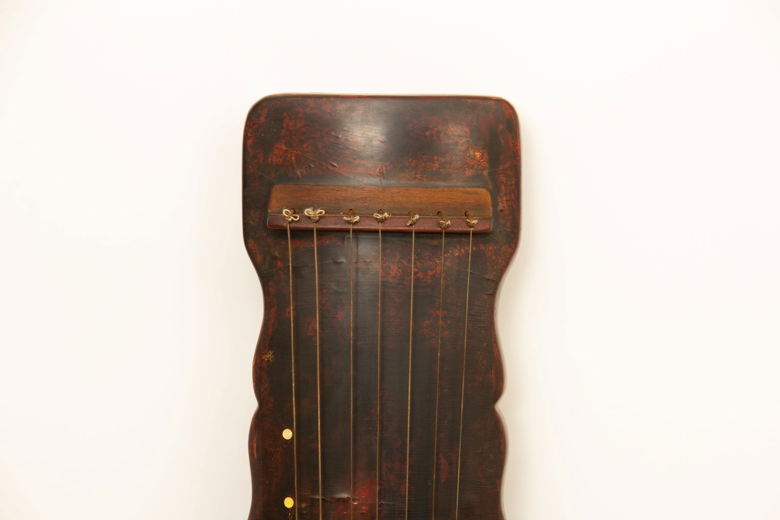 Lacquerware Gold Drawing Poetry Pattern Guqin Mark - 2