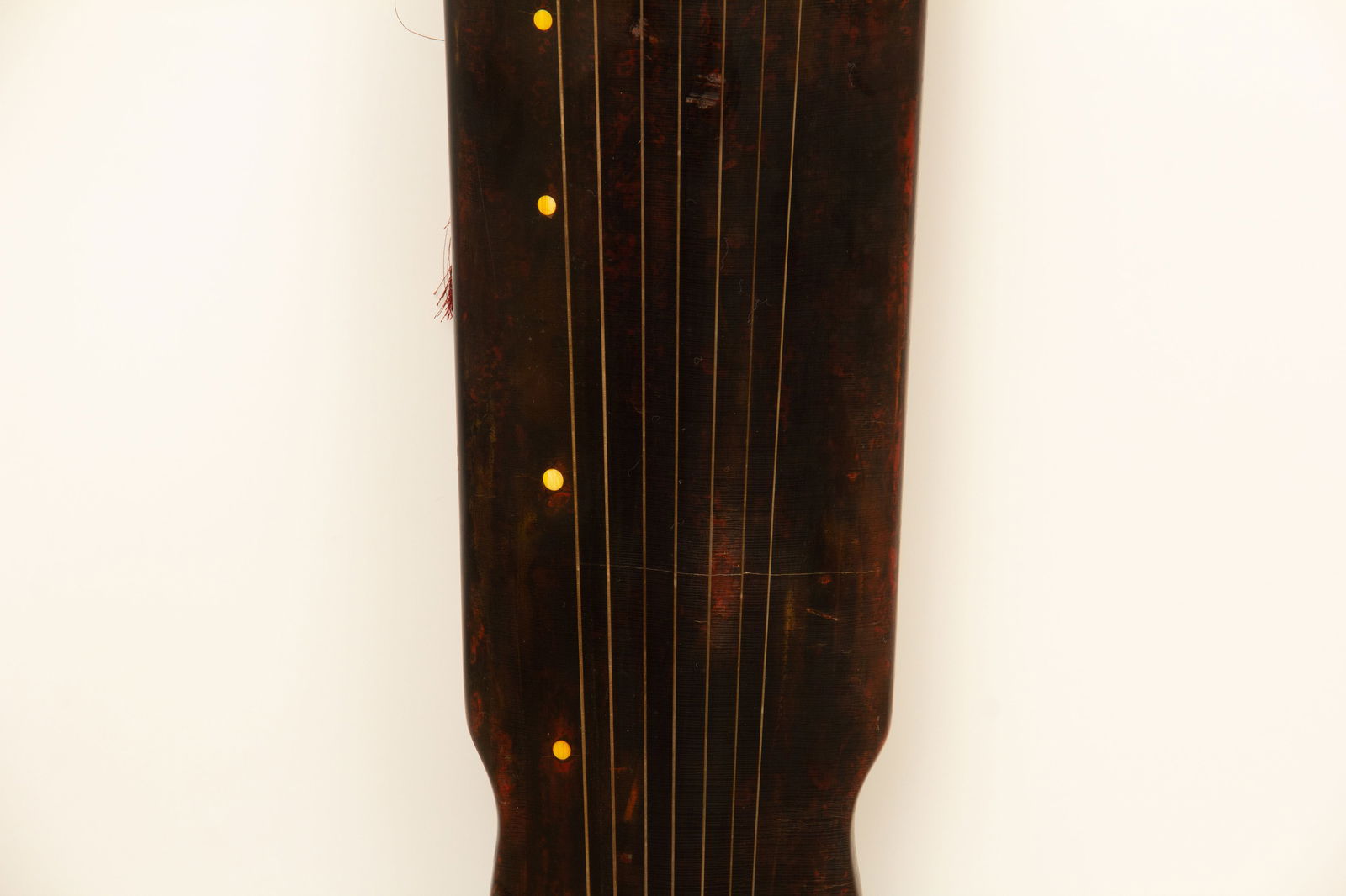 Lacquerware Gold Drawing Poetry Pattern Guqin Mark - 4