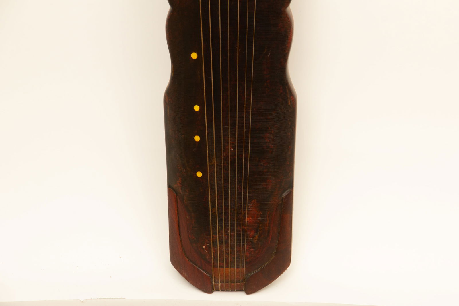 Lacquerware Gold Drawing Poetry Pattern Guqin Mark - 5