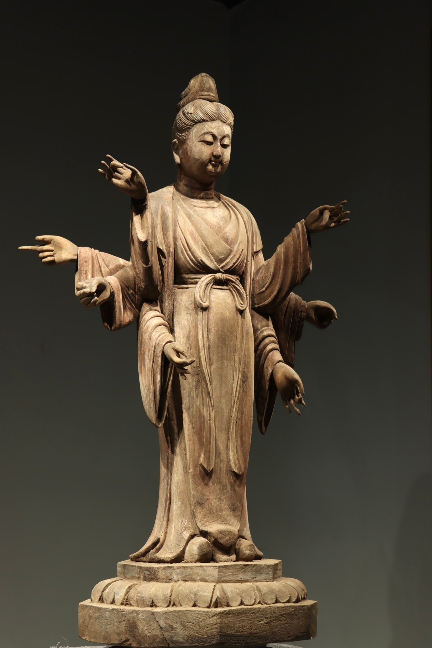 Wood Avalokitesvara Figure - 2