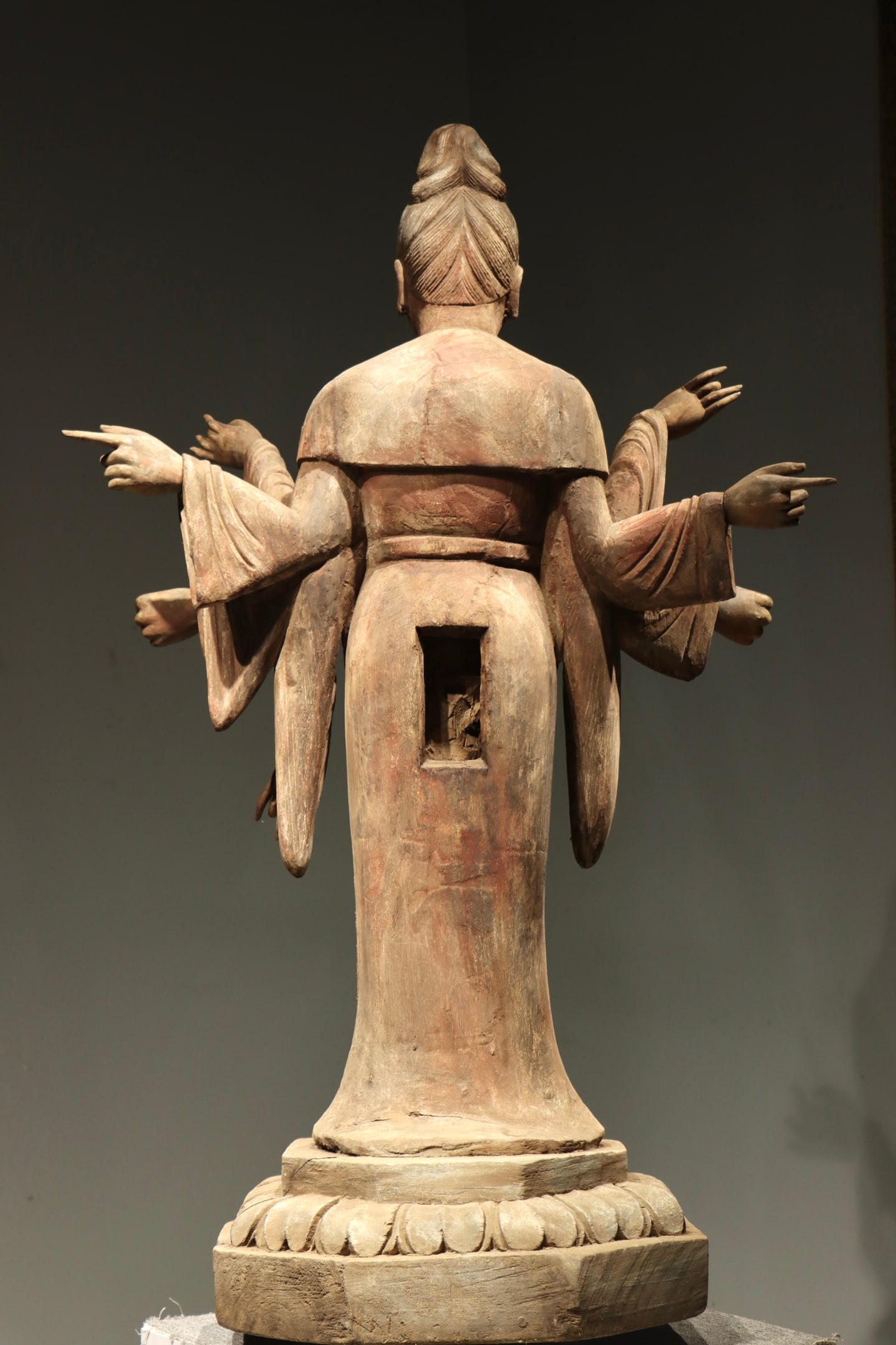 Wood Avalokitesvara Figure - 8