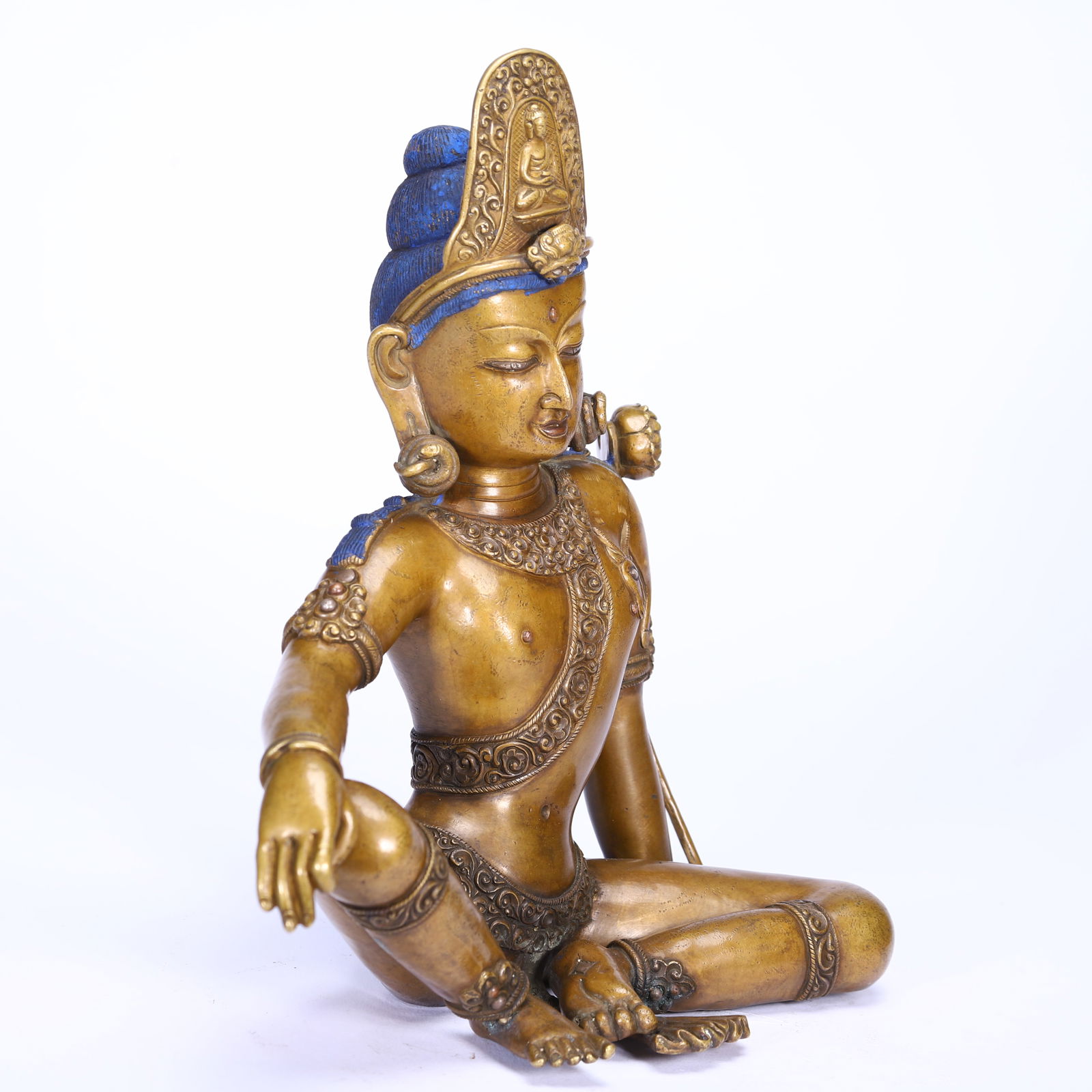 Bronze GuanYin Figure - 5