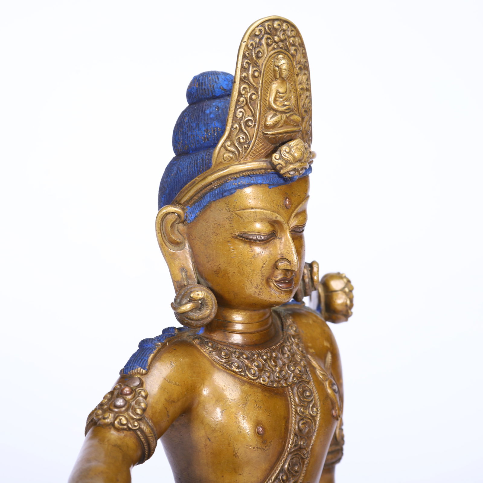 Bronze GuanYin Figure - 6